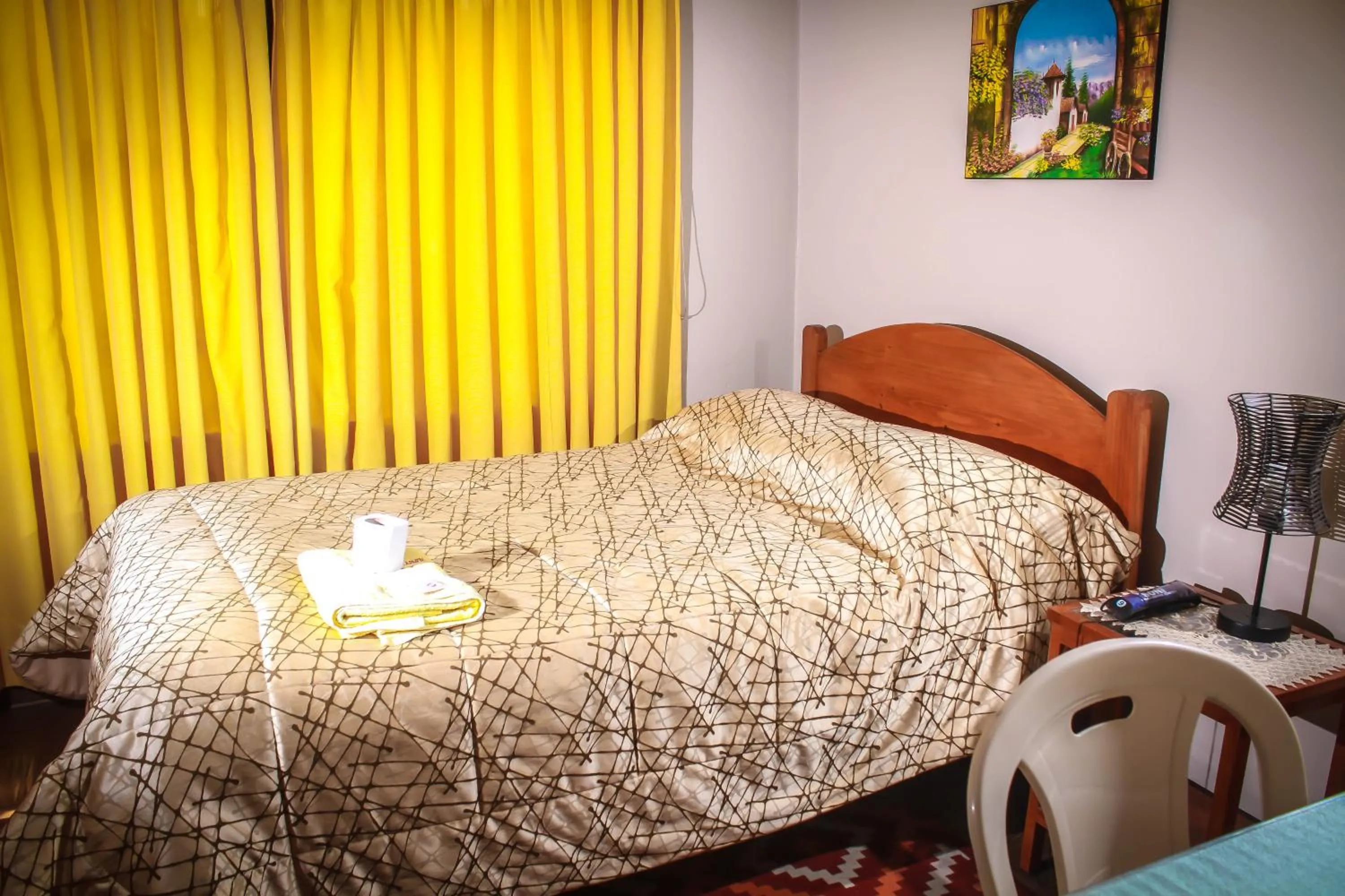 Bed in Hotel Virgen del Carmen - Huaraz