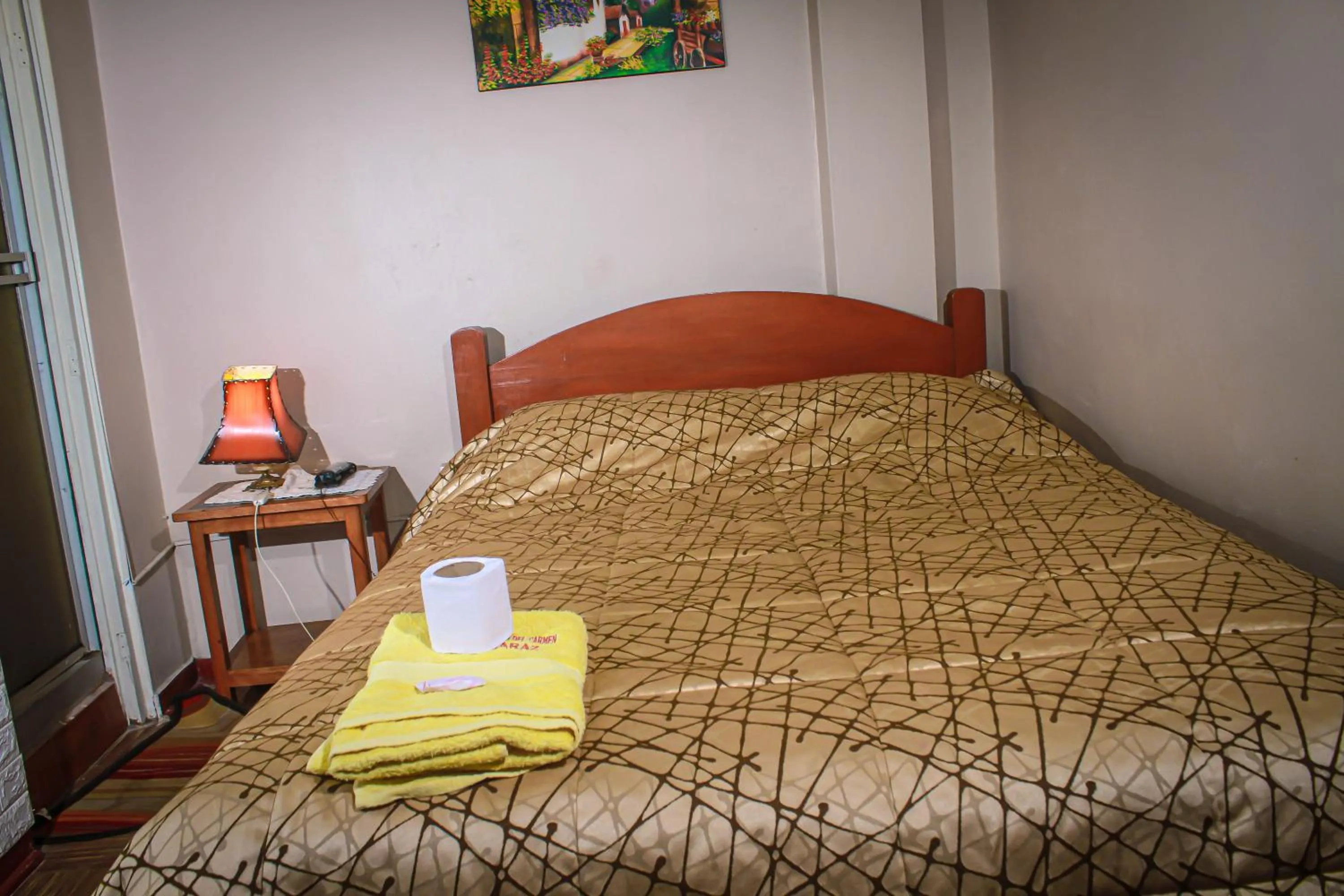 Bed in Hotel Virgen del Carmen - Huaraz