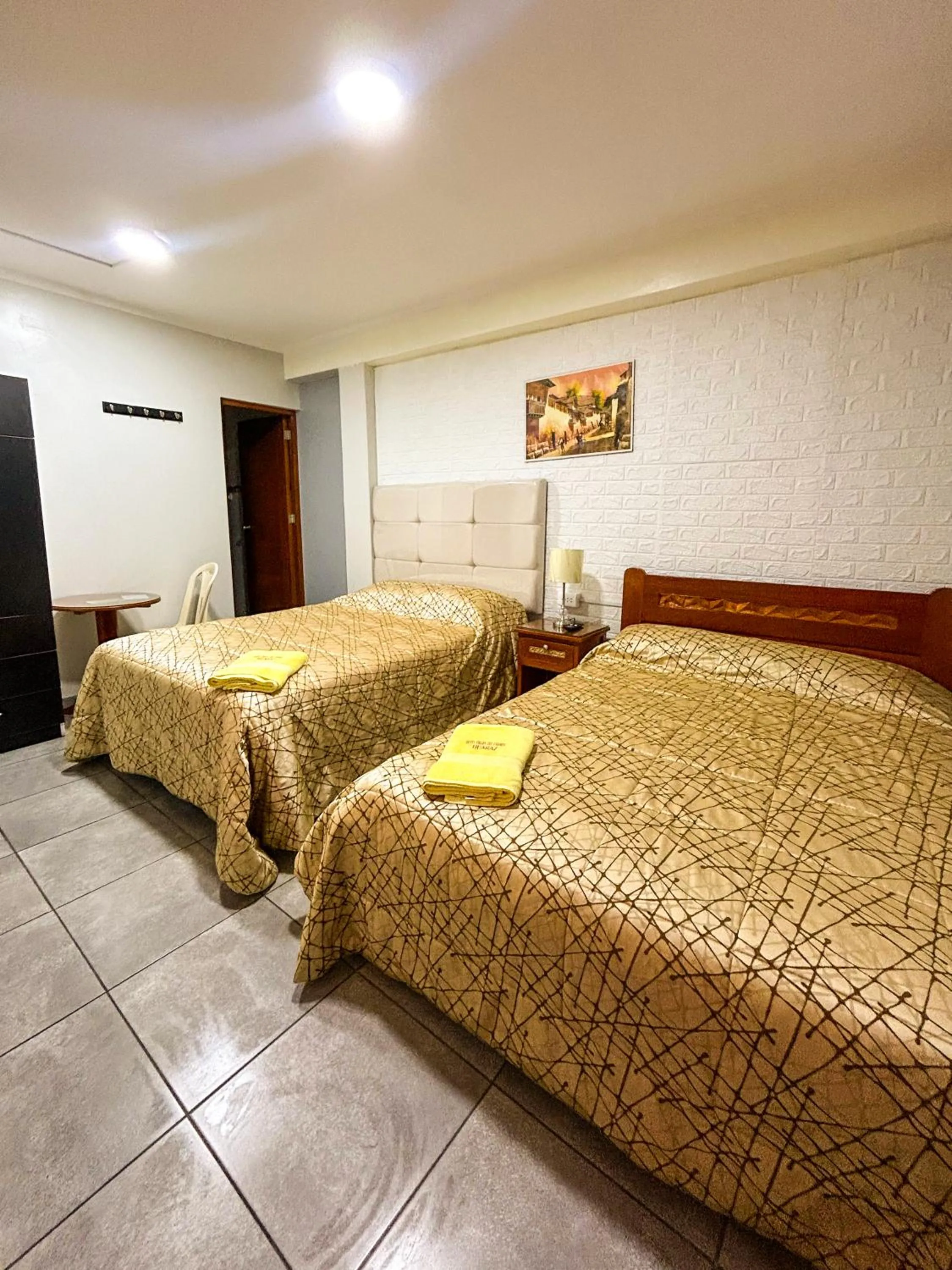 Bed in Hotel Virgen del Carmen - Huaraz