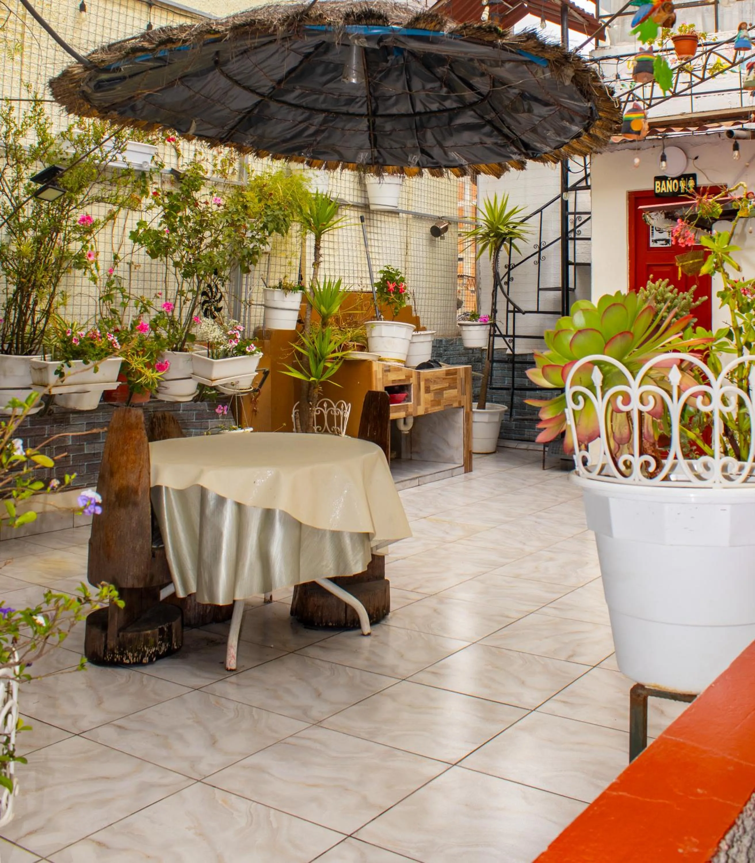Balcony/Terrace in Hotel Virgen del Carmen - Huaraz