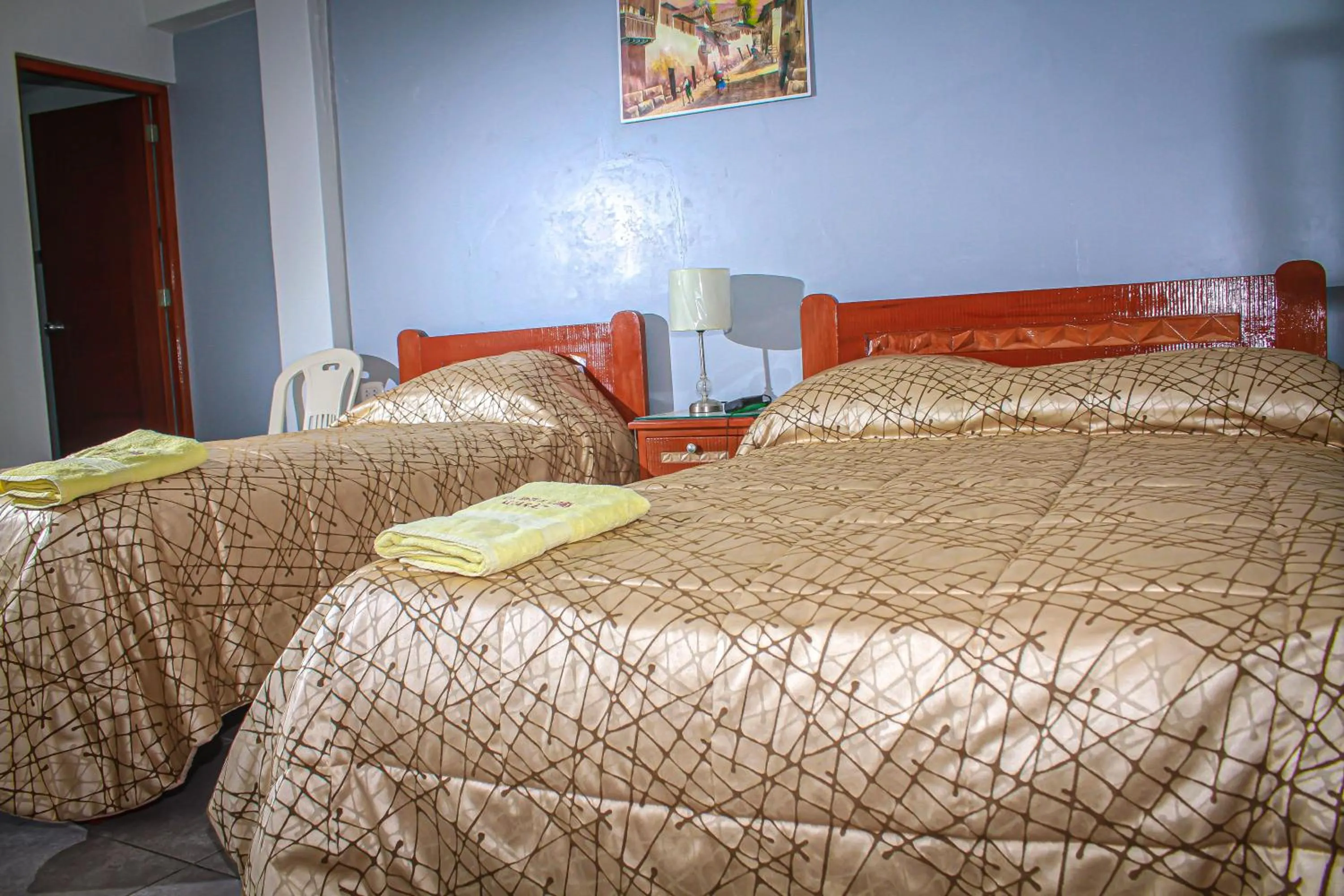 Bed in Hotel Virgen del Carmen - Huaraz