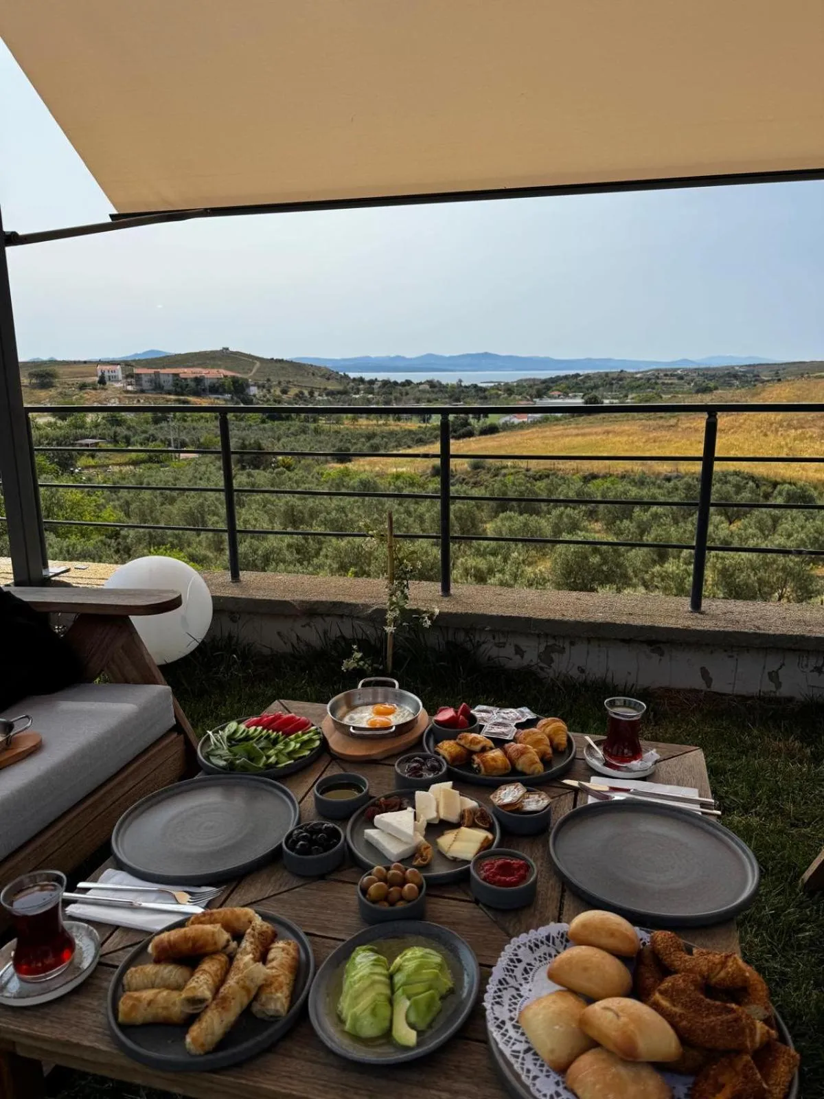 Breakfast in Dione Bozcaada