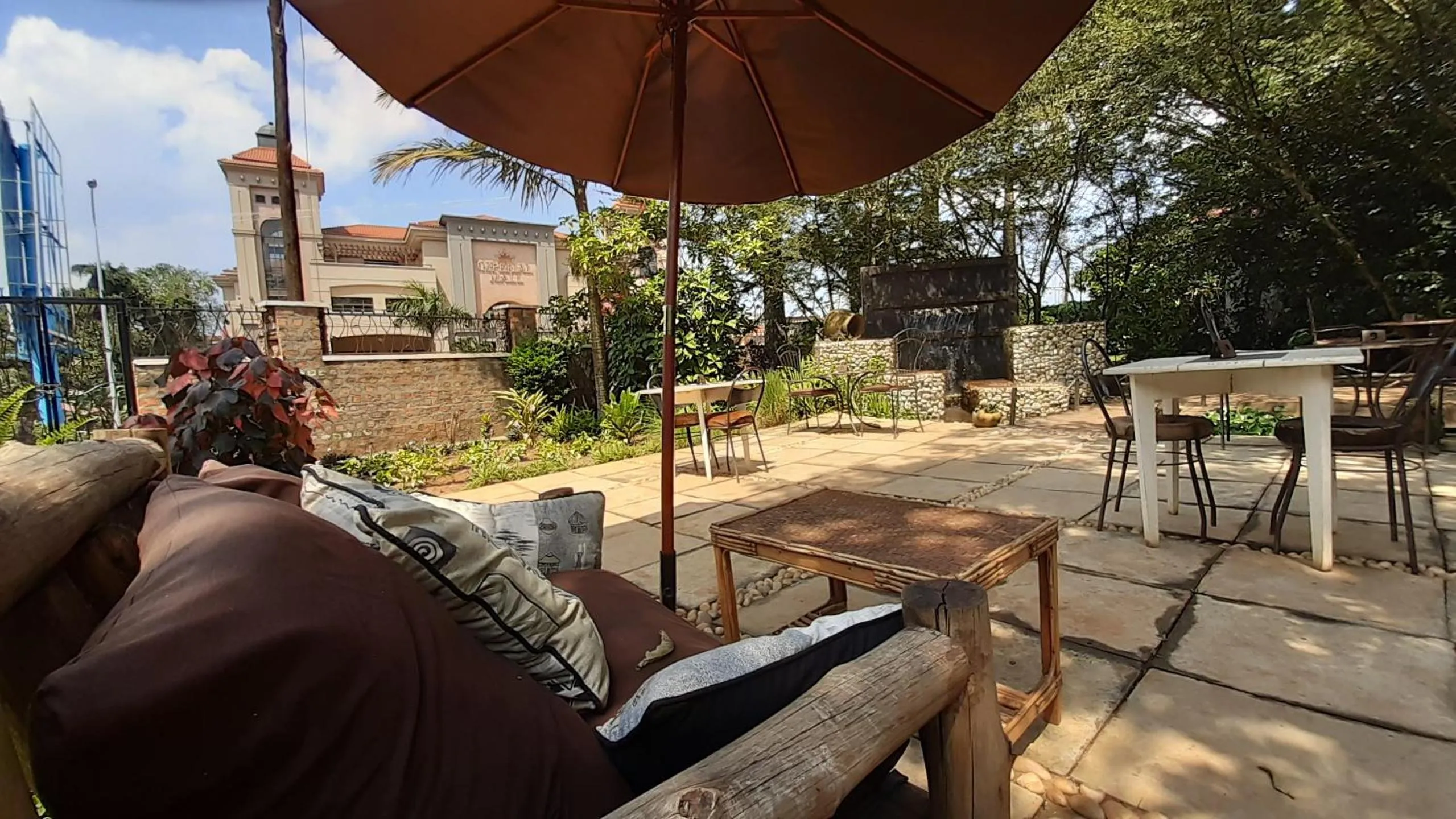 Patio in Gately Inn Entebbe