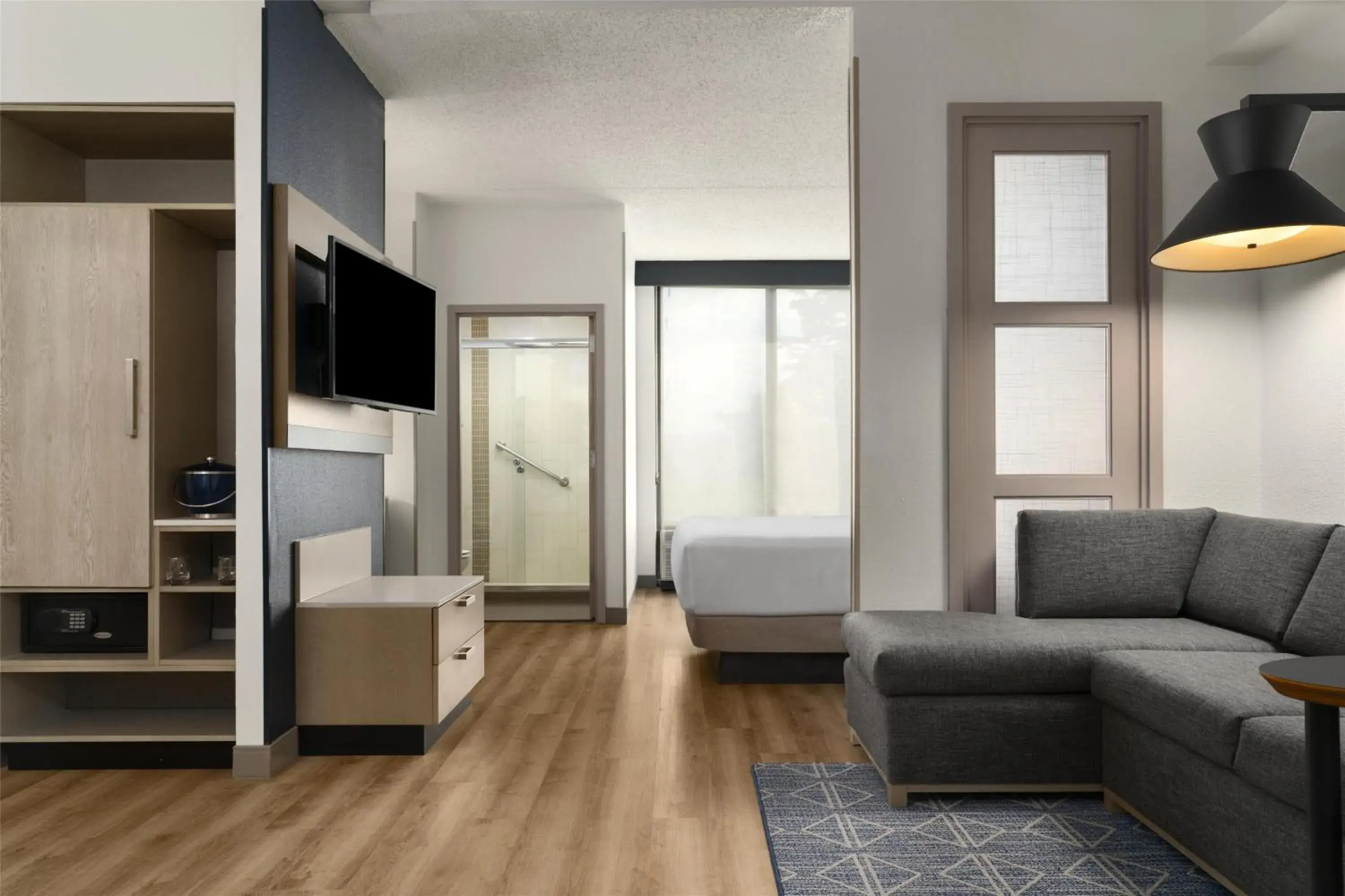 Bedroom in Hyatt Place Secaucus Meadowlands Bedroom in Hyatt Place Secaucus Meadowlands