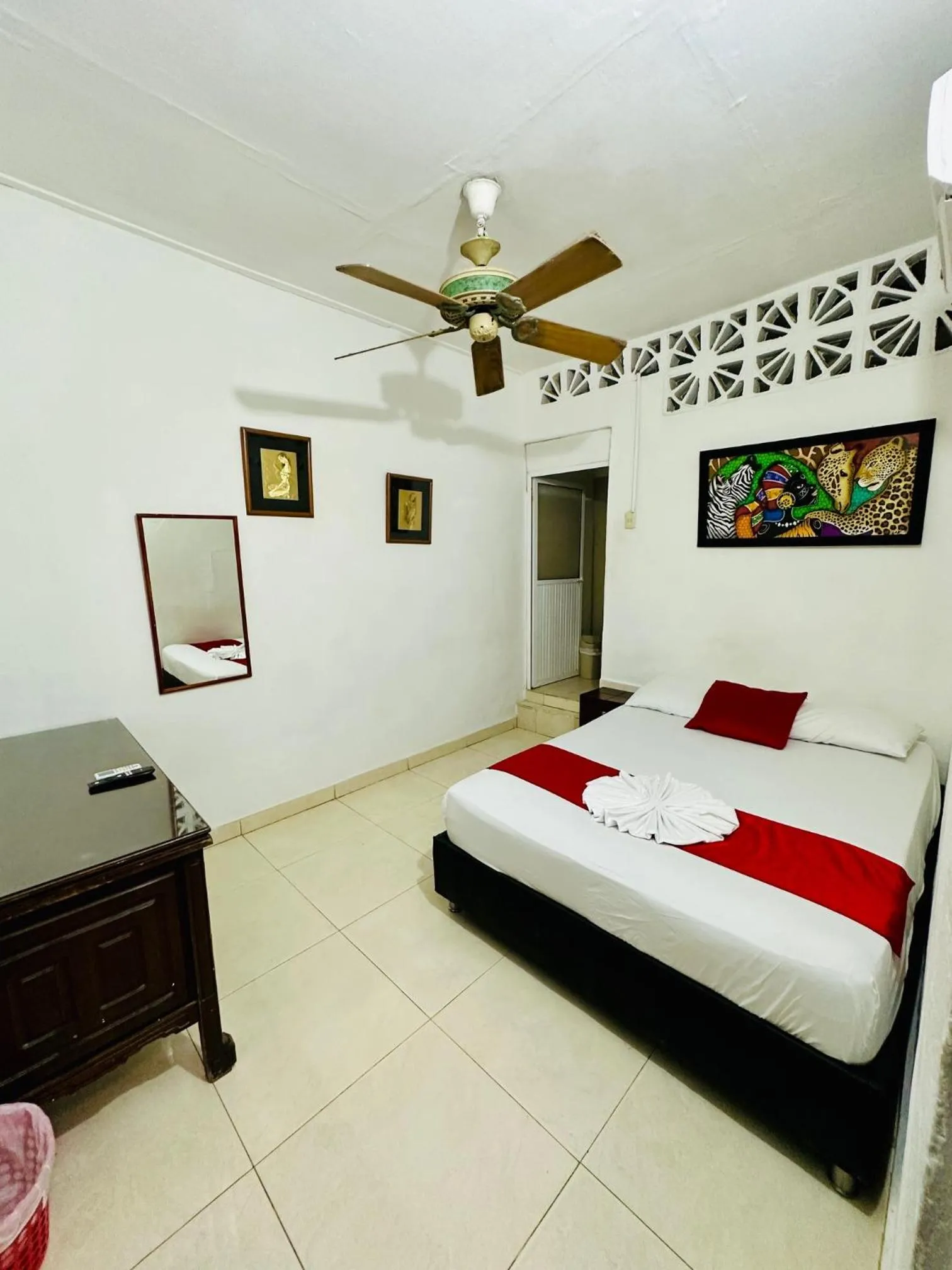 Bed in Hostal La Española de Getsemani