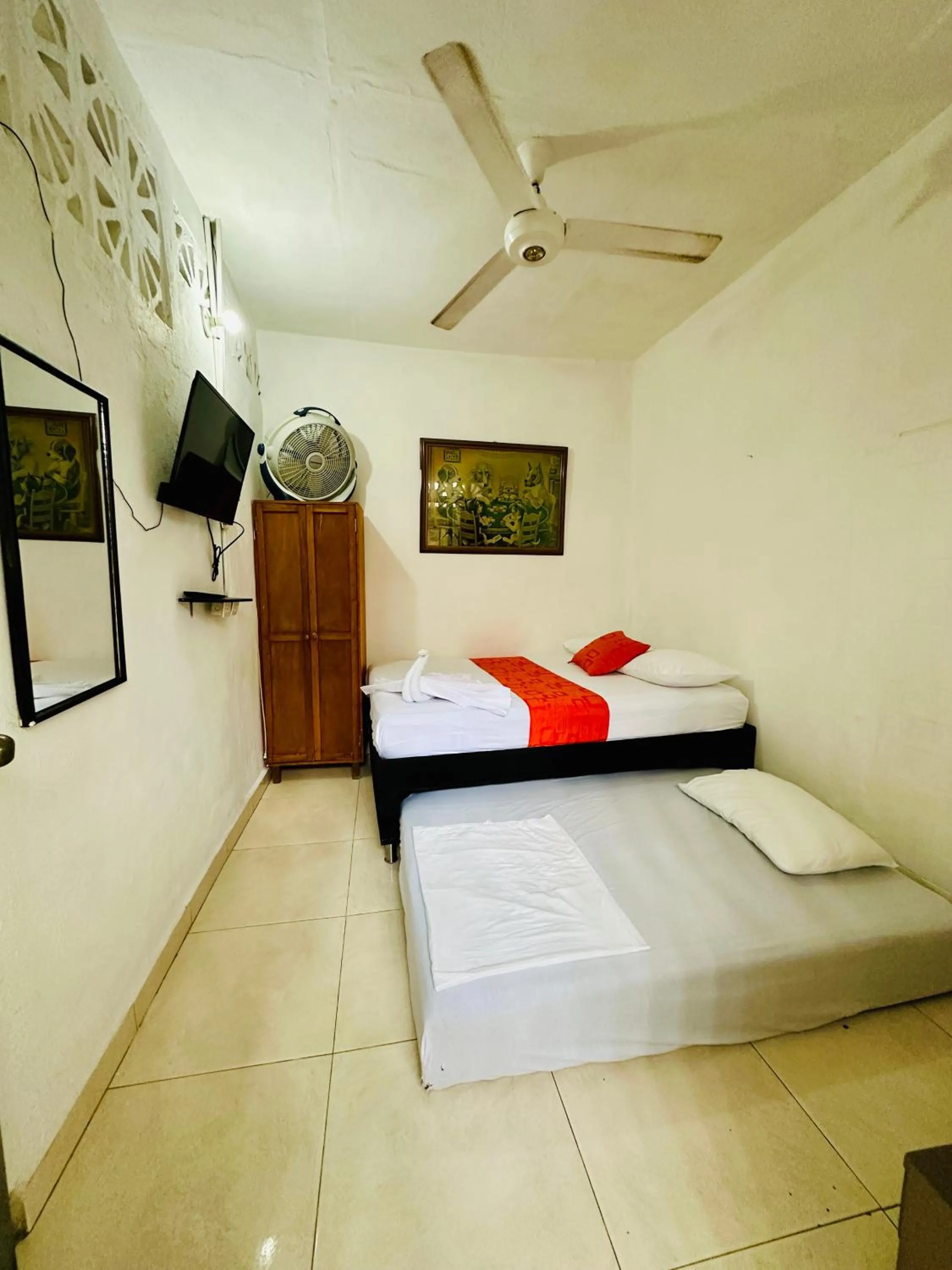 Bed in Hostal La Española de Getsemani