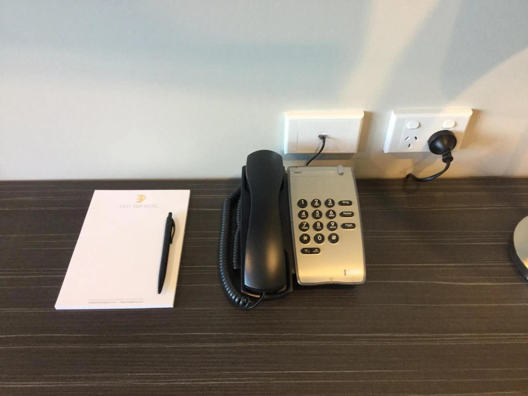 Decorative detail in East Pier Hotel