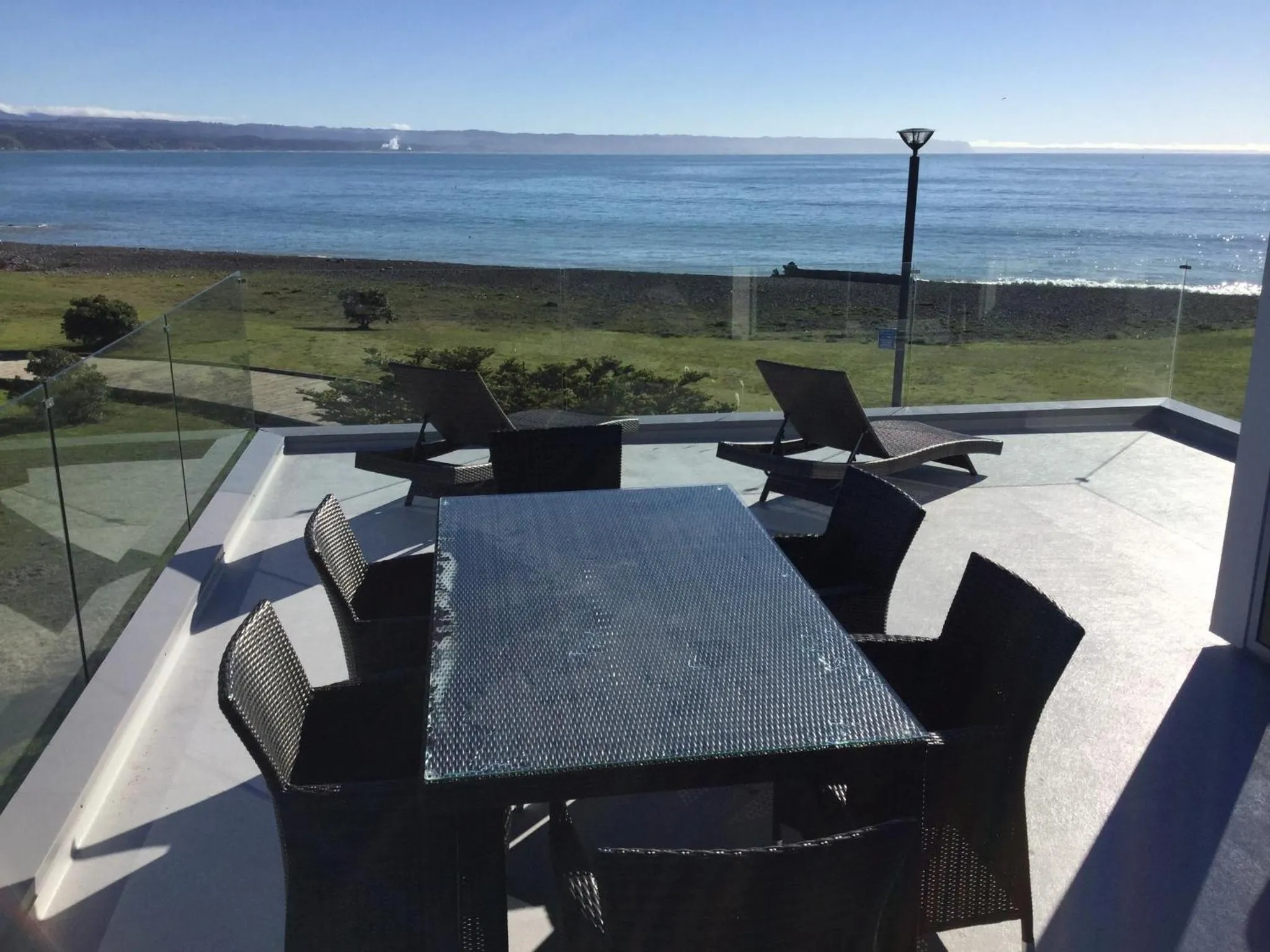 Patio in East Pier Hotel