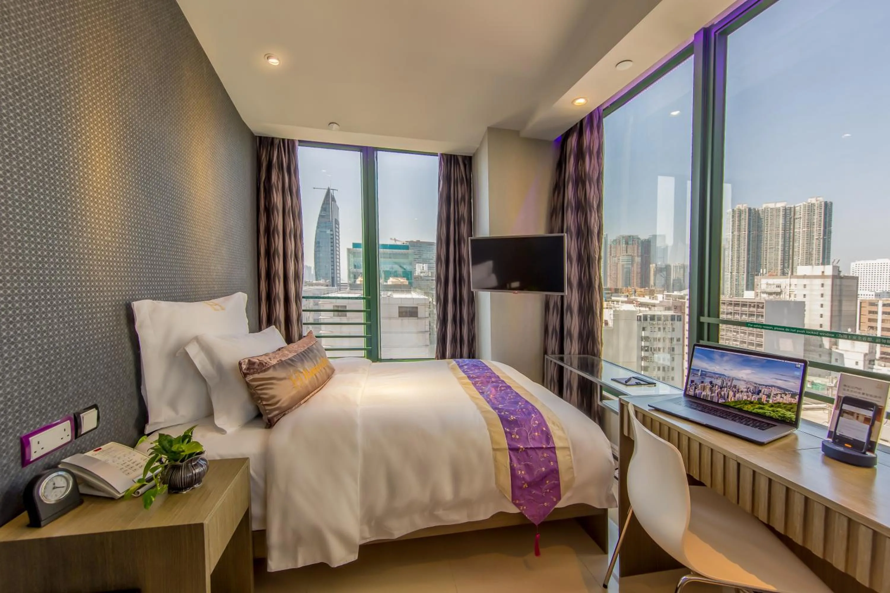 Bed in Harbour Bay Hotel