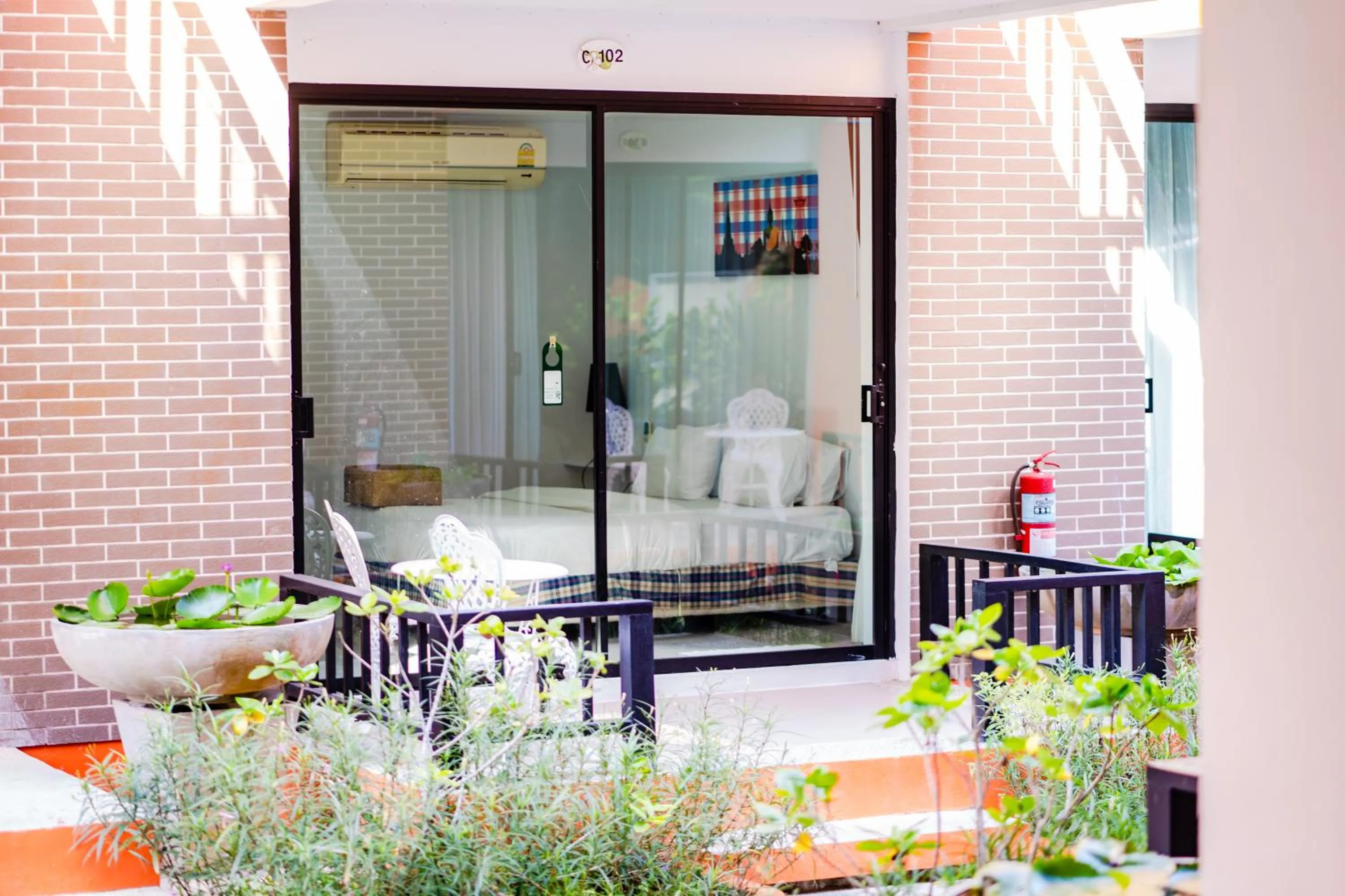 Balcony/Terrace in The Spa Garden