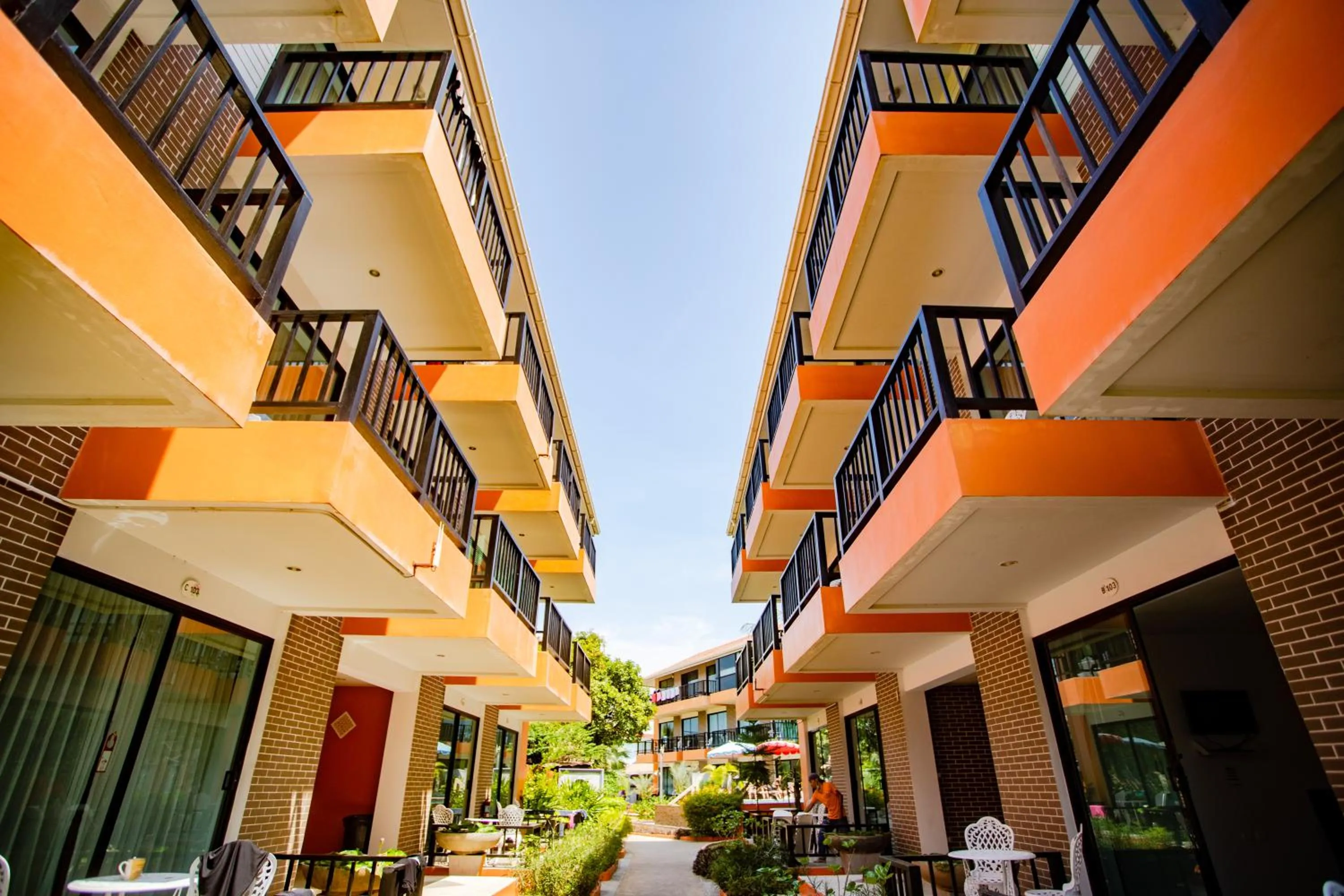 Property building in The Spa Garden