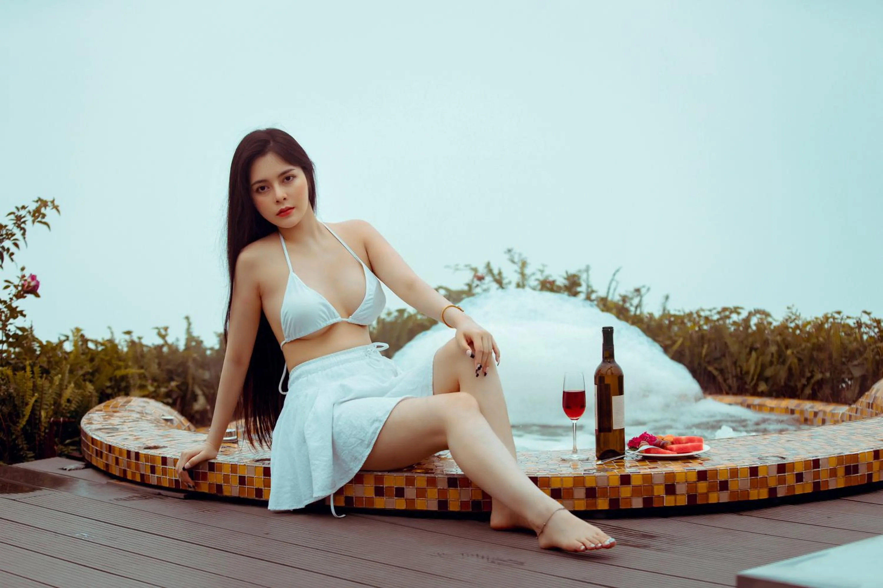 Hot Tub in Phuong Nam Hotel