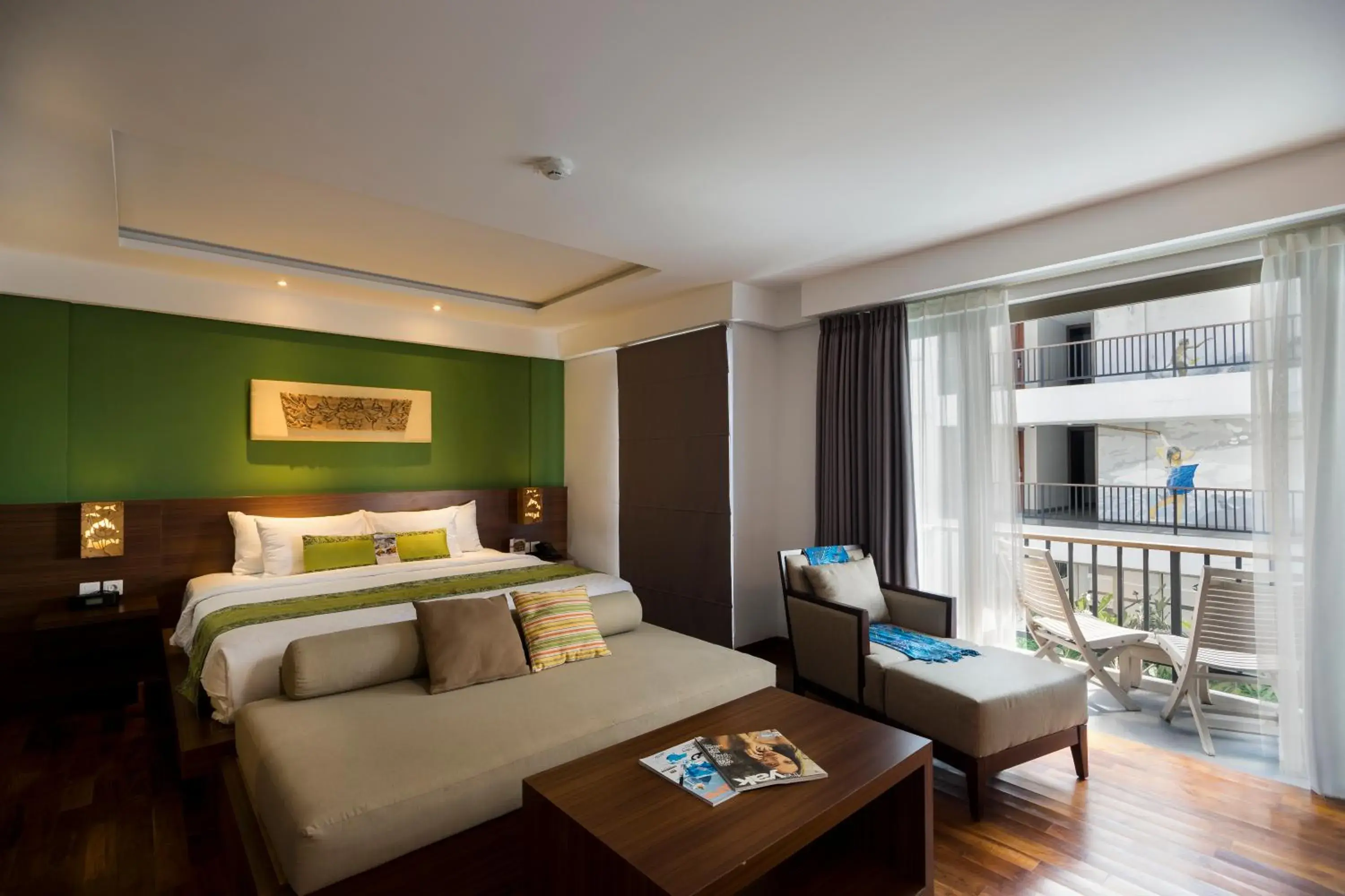 Living room, Bed in d'primahotel Petitenget Seminyak 2 Living room, Bed in d'primahotel Petitenget Seminyak 2