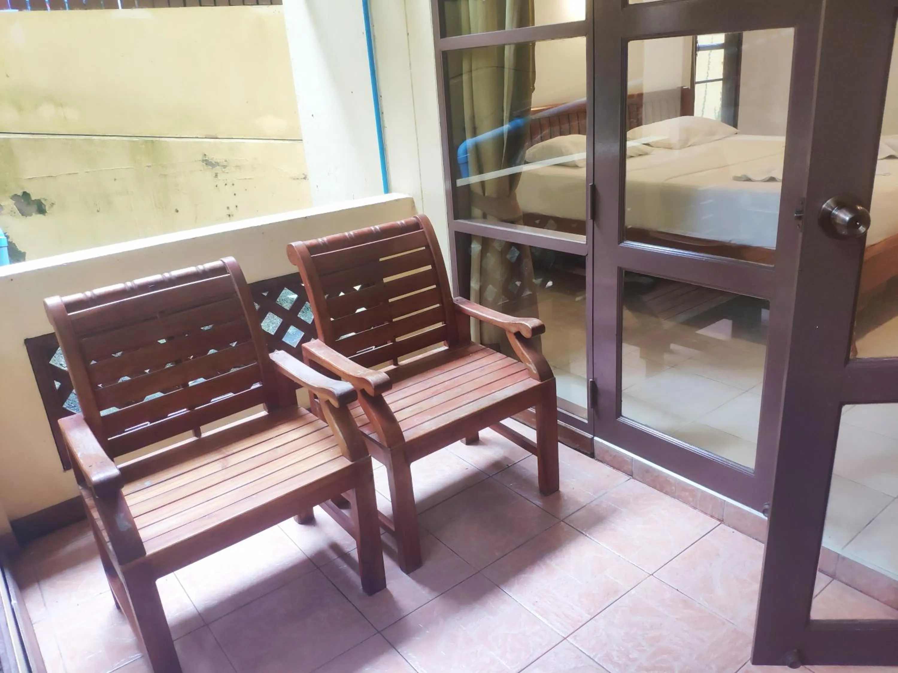 Balcony/Terrace, Bed in Samui Green Life