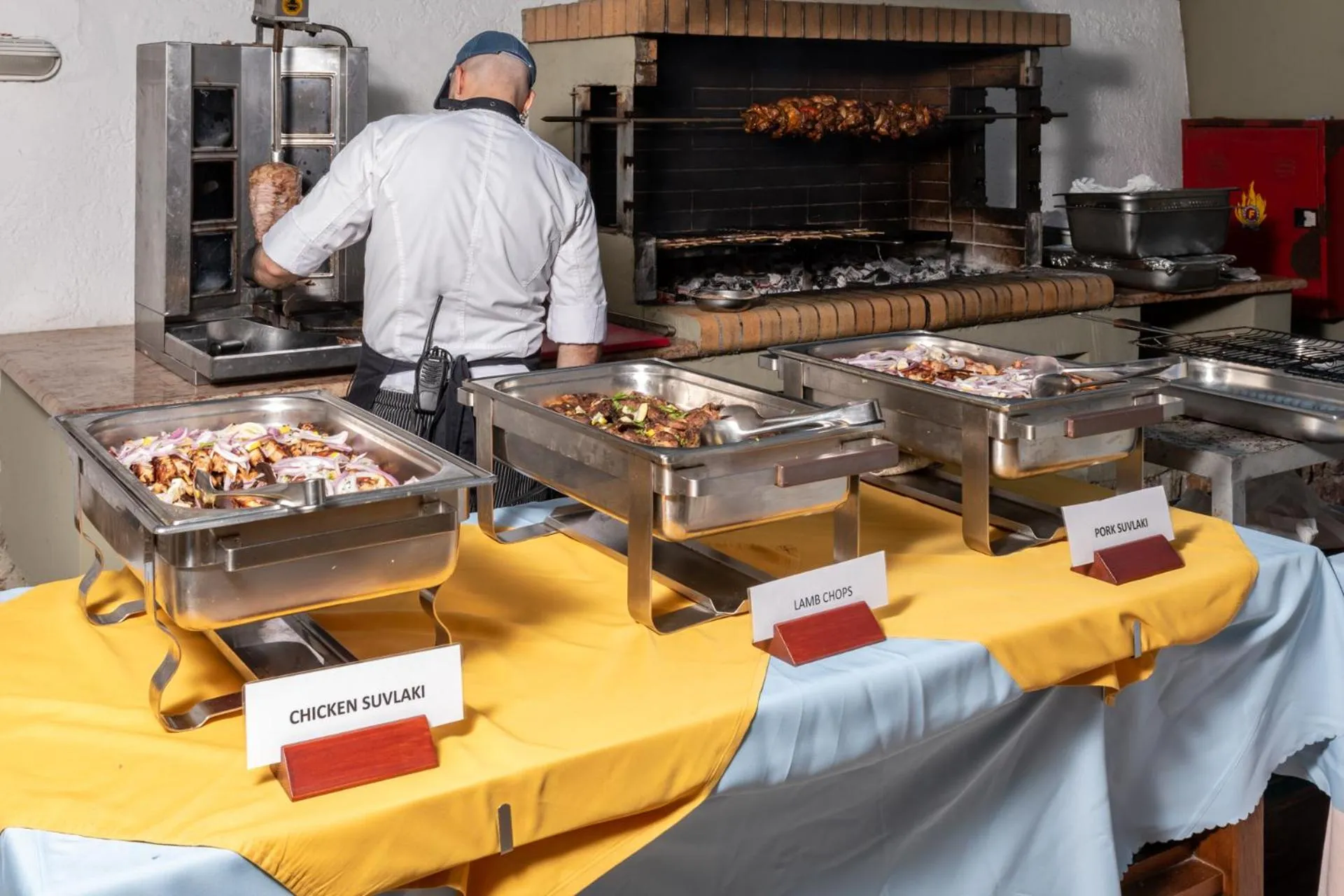BBQ facilities in Sirene Beach Hotel