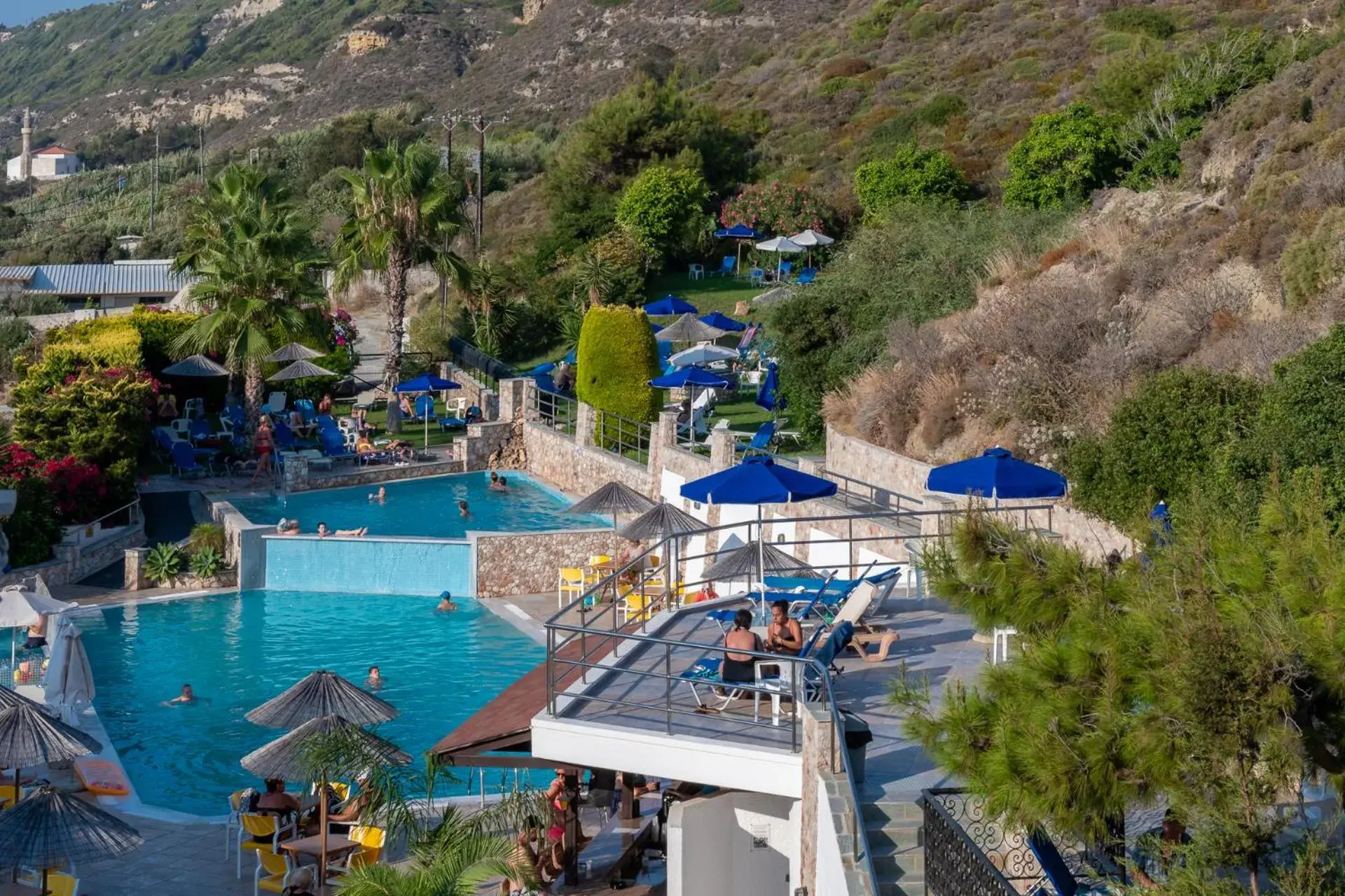 Pool view in Sirene Beach Hotel Pool view in Sirene Beach Hotel