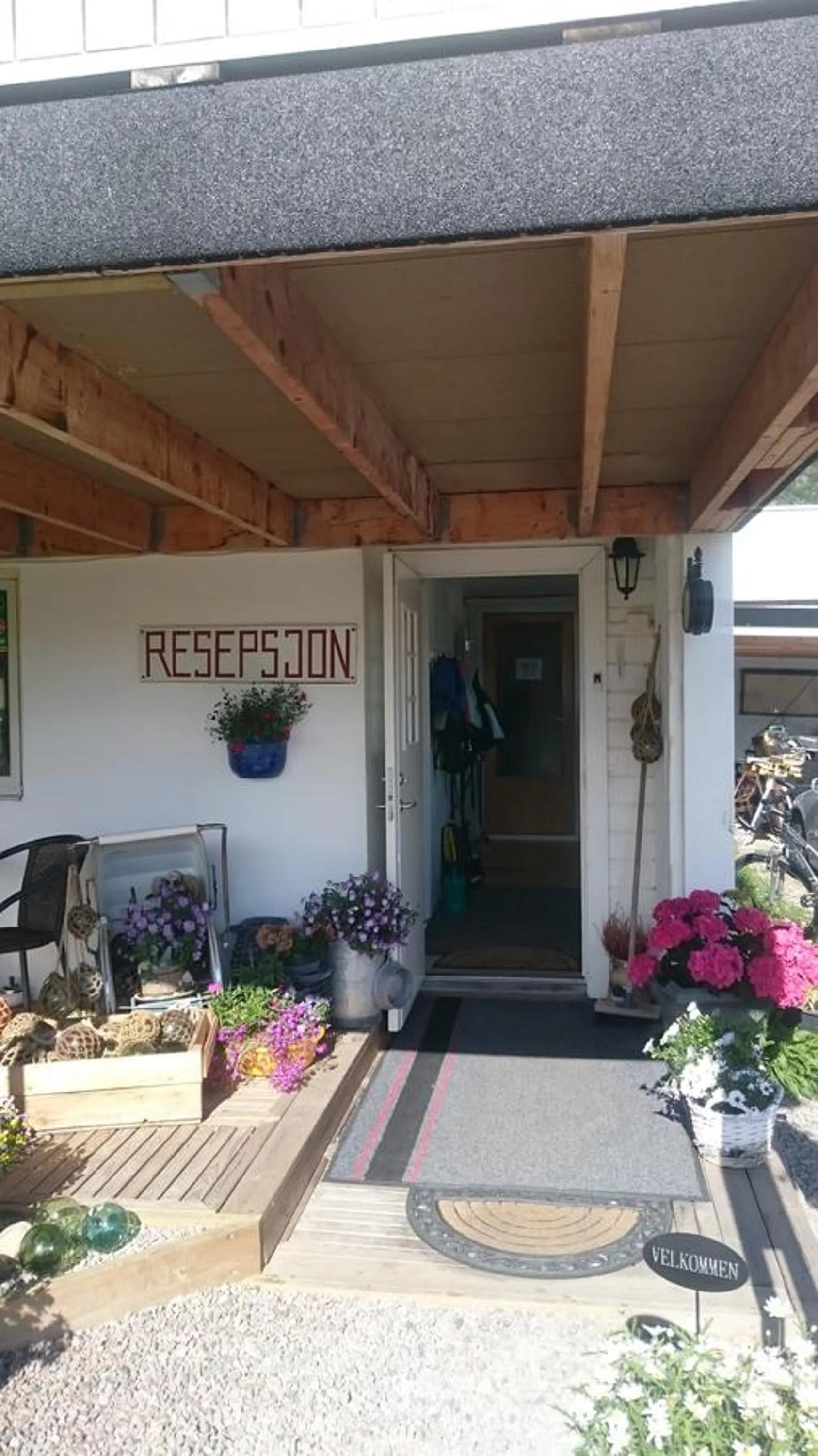 Lobby or reception in Hammerstad Camping