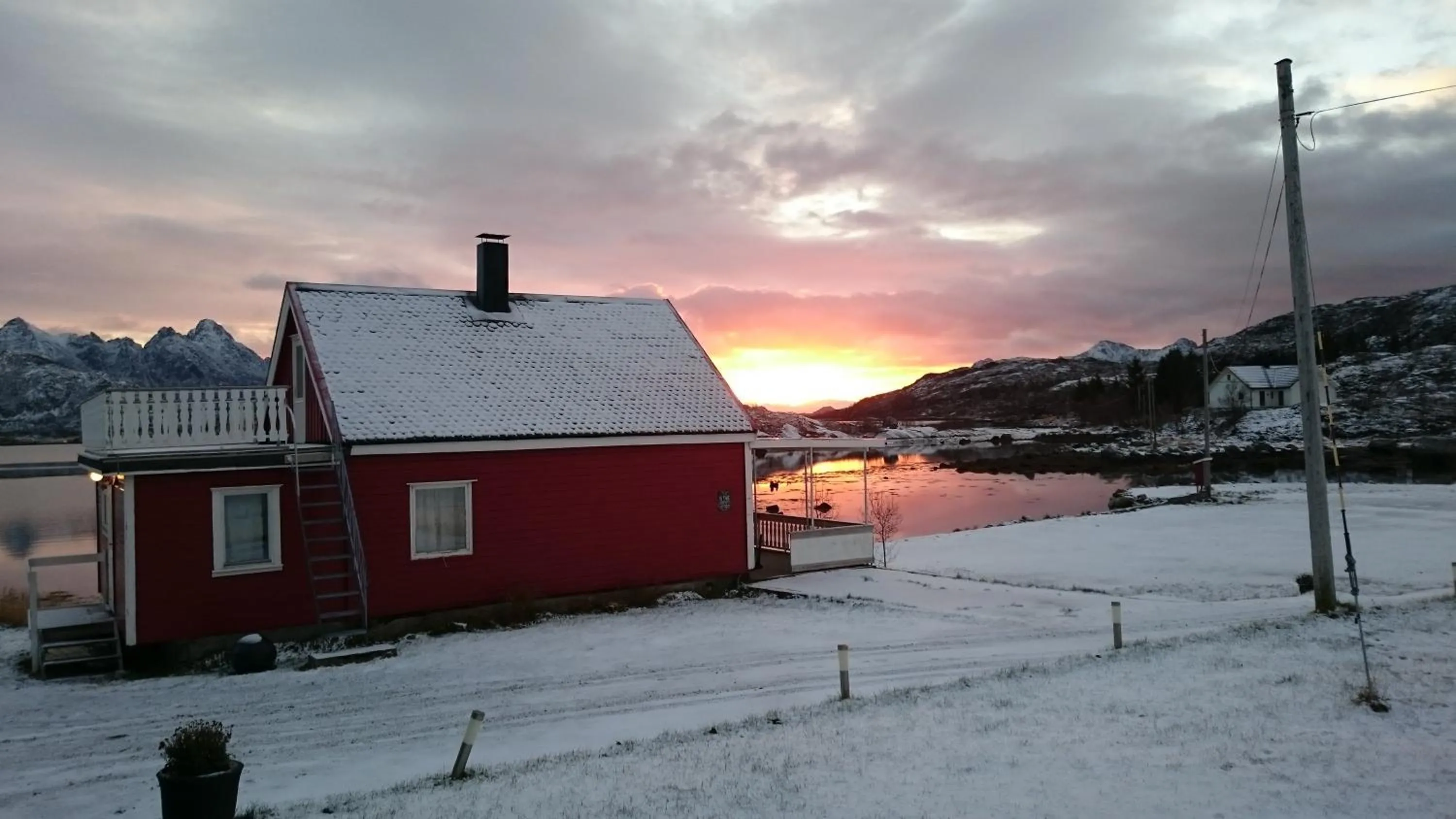 Winter in Hammerstad Camping
