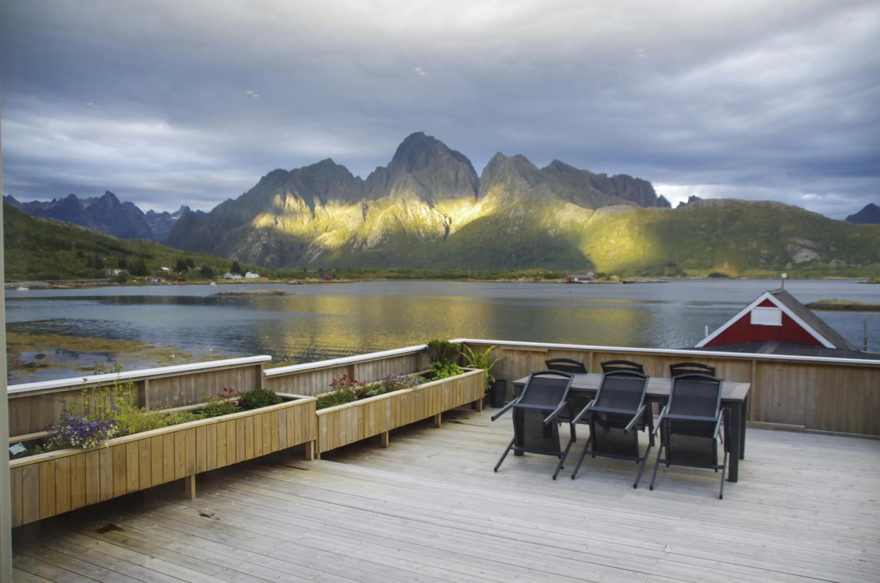 Balcony/Terrace in Hammerstad Camping