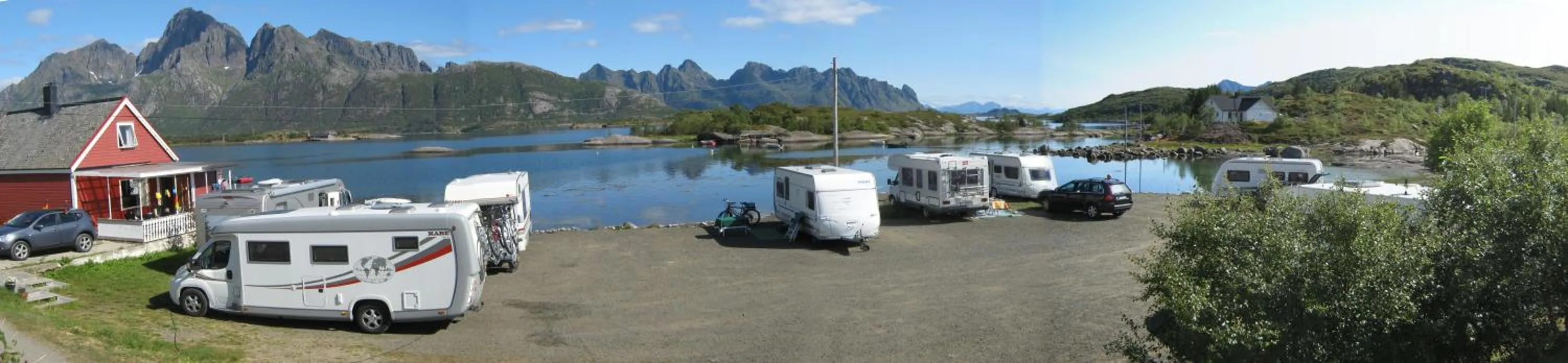 Property building in Hammerstad Camping