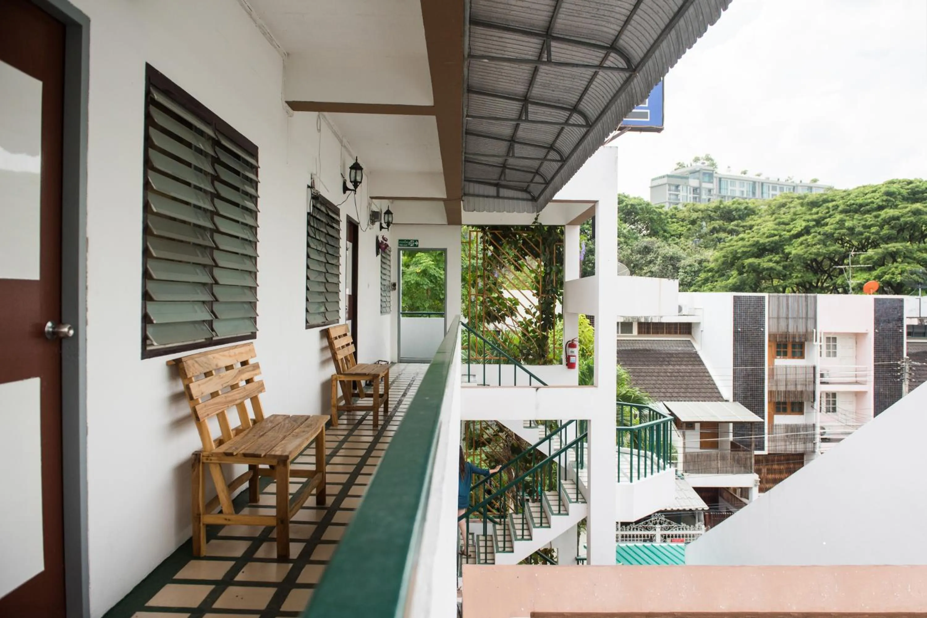 Balcony/Terrace in Dutch Guest้้house Chiang Mai