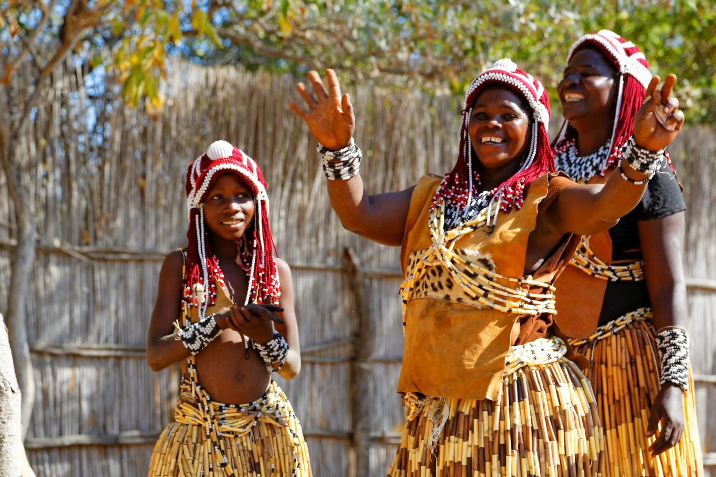 People in Gondwana Namushasha River Lodge