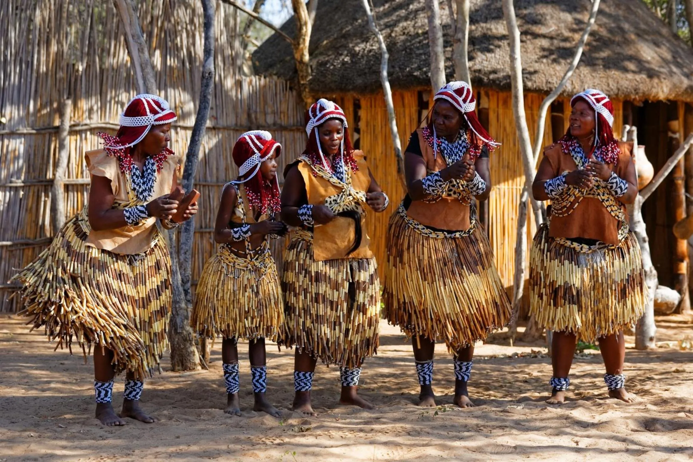 People in Gondwana Namushasha River Lodge