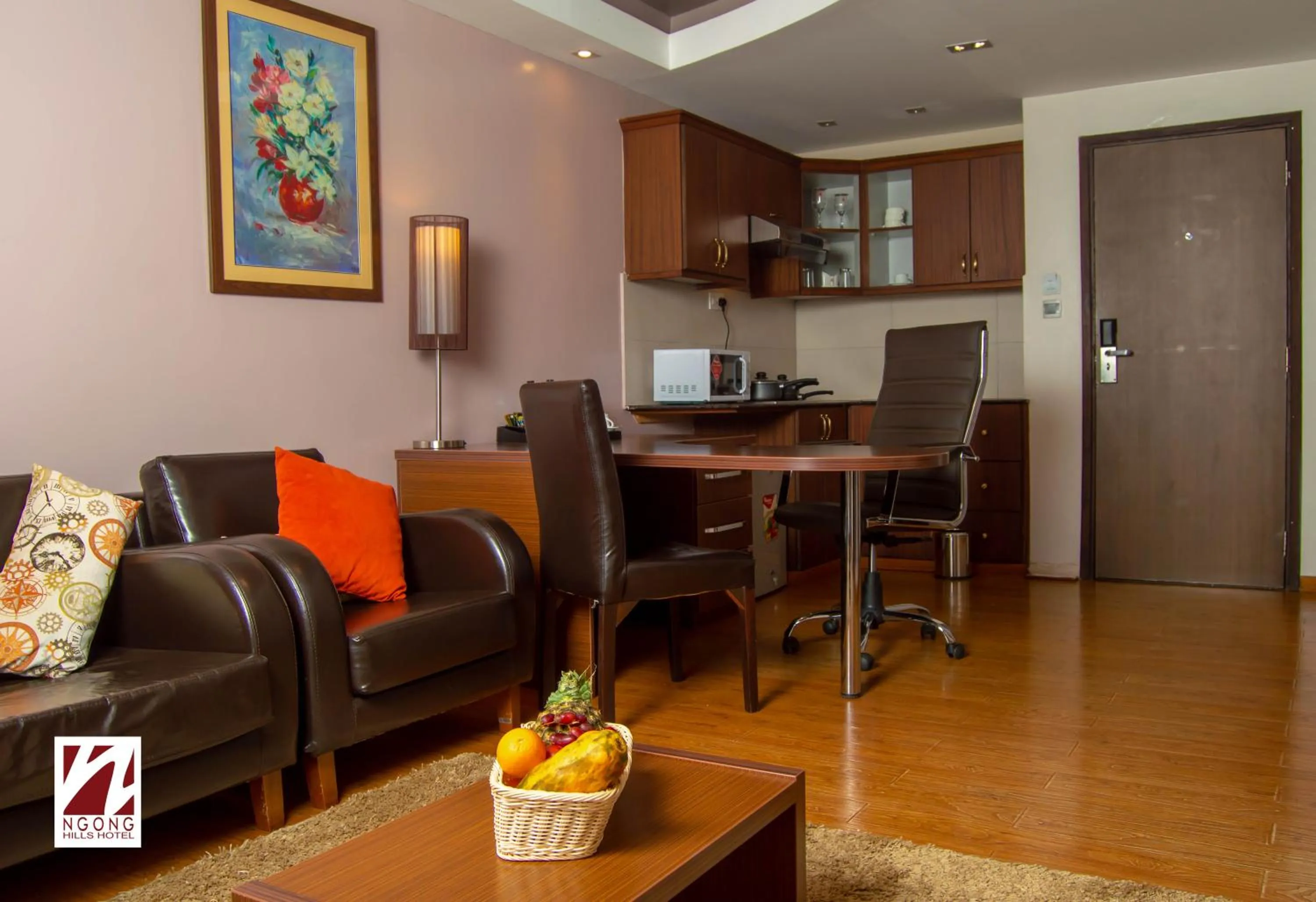 Seating area in Ngong Hills Hotel