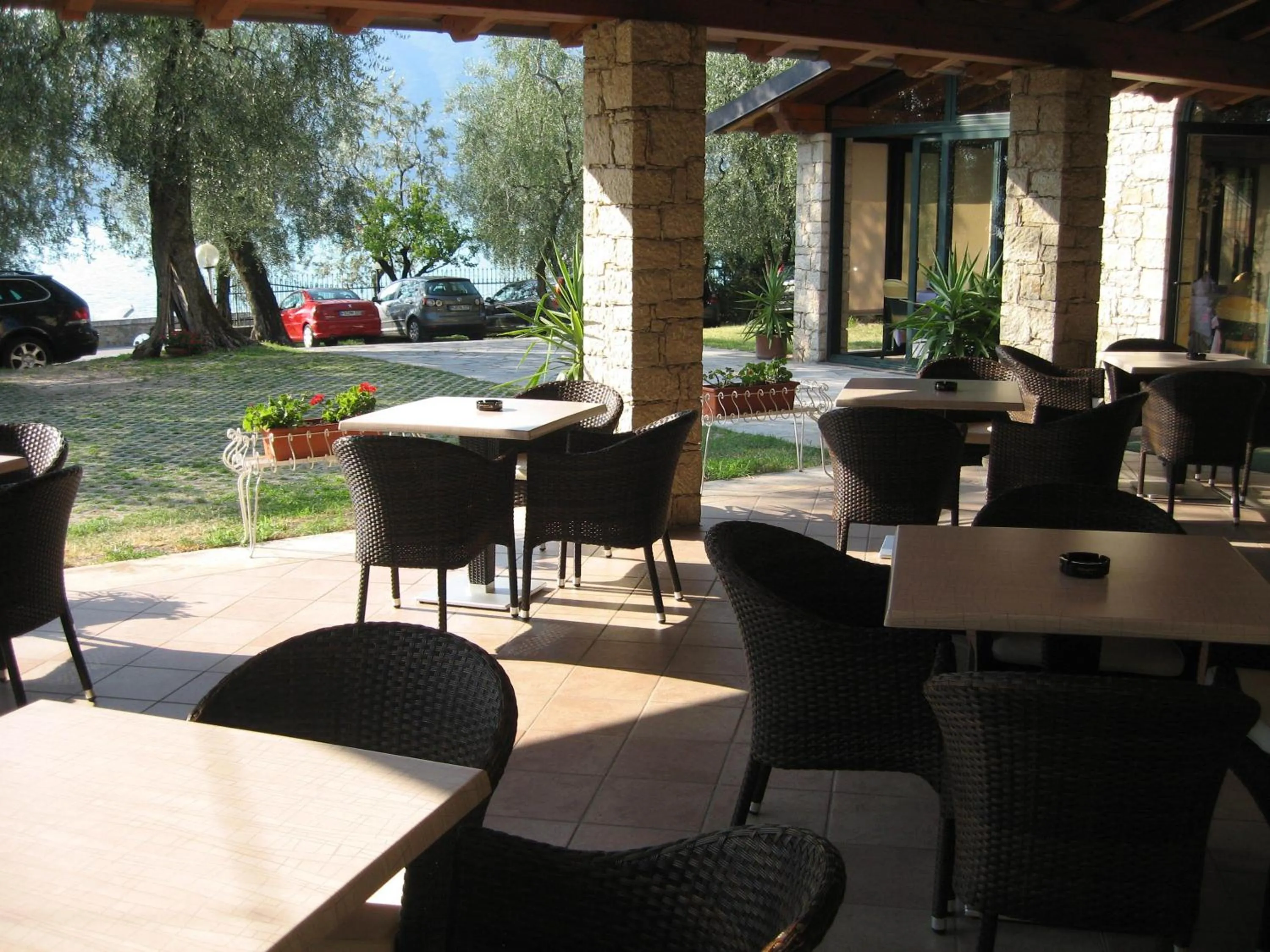 Patio in Hotel Veronesi