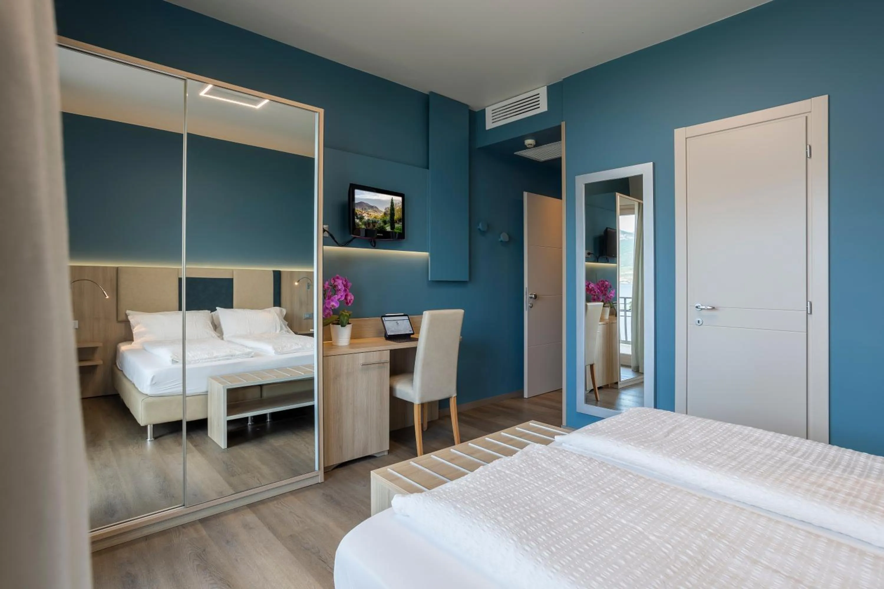 Bed in Hotel Veronesi