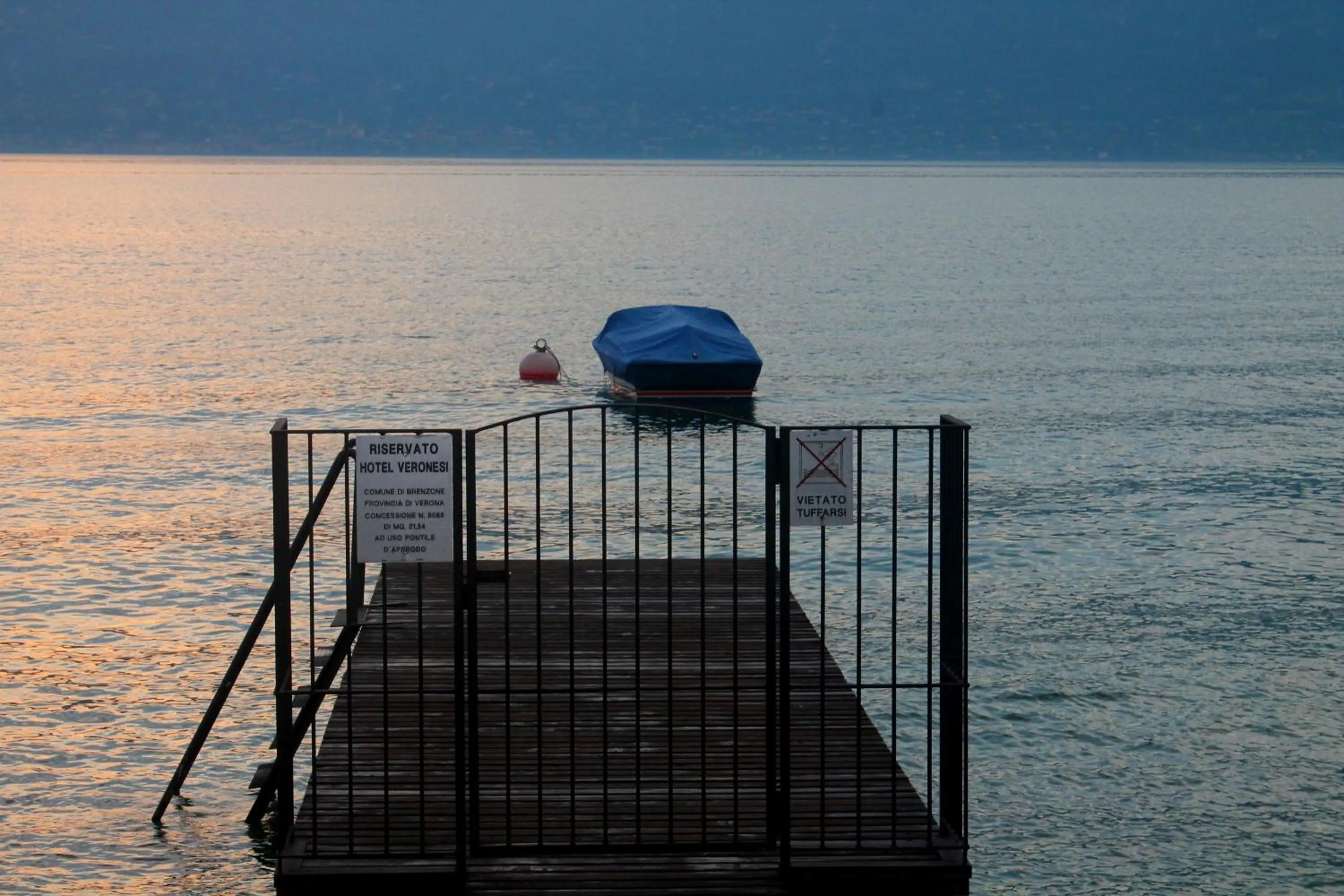 Lake view in Hotel Veronesi