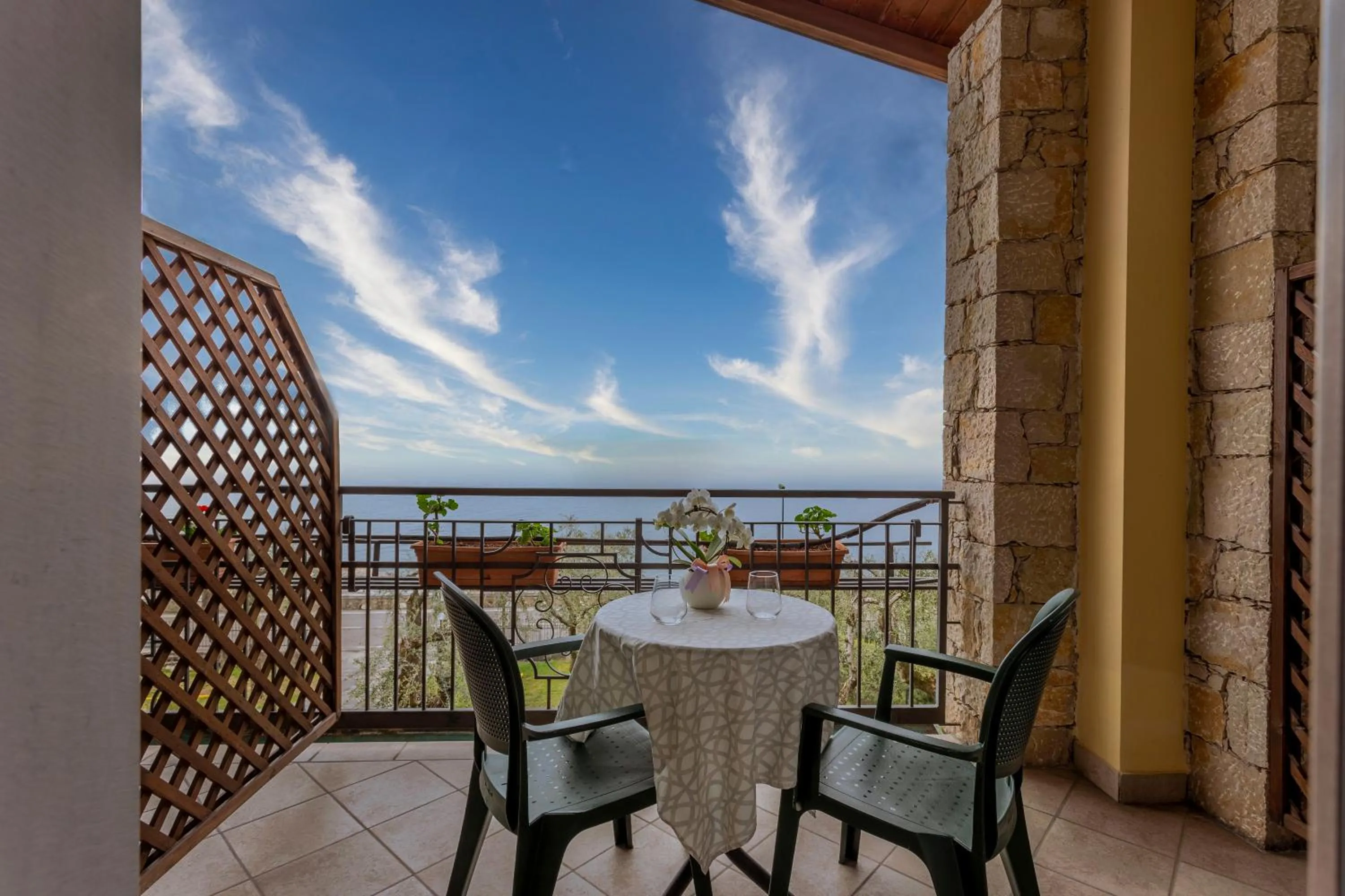 Balcony/Terrace in Hotel Veronesi
