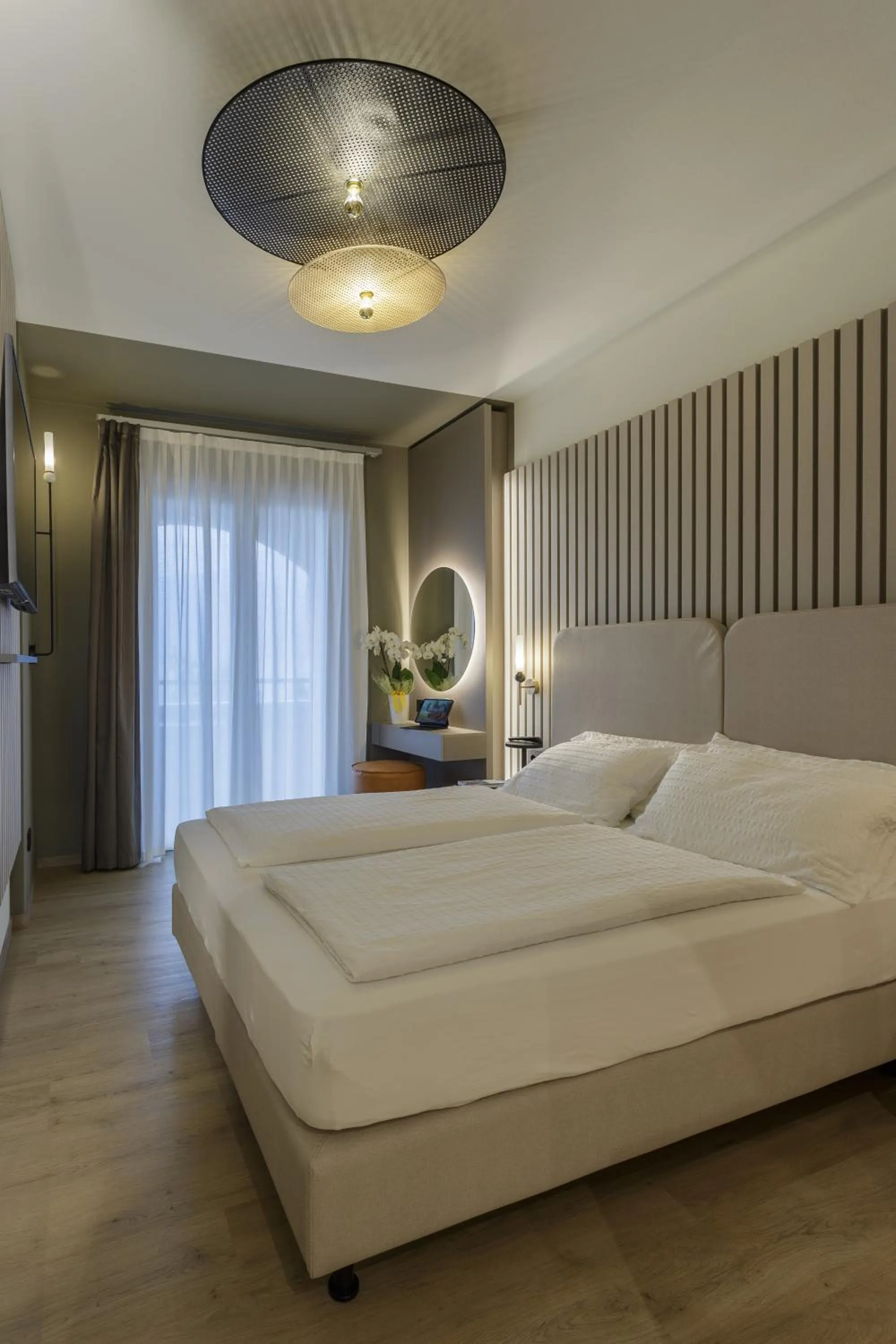Bed in Hotel Veronesi