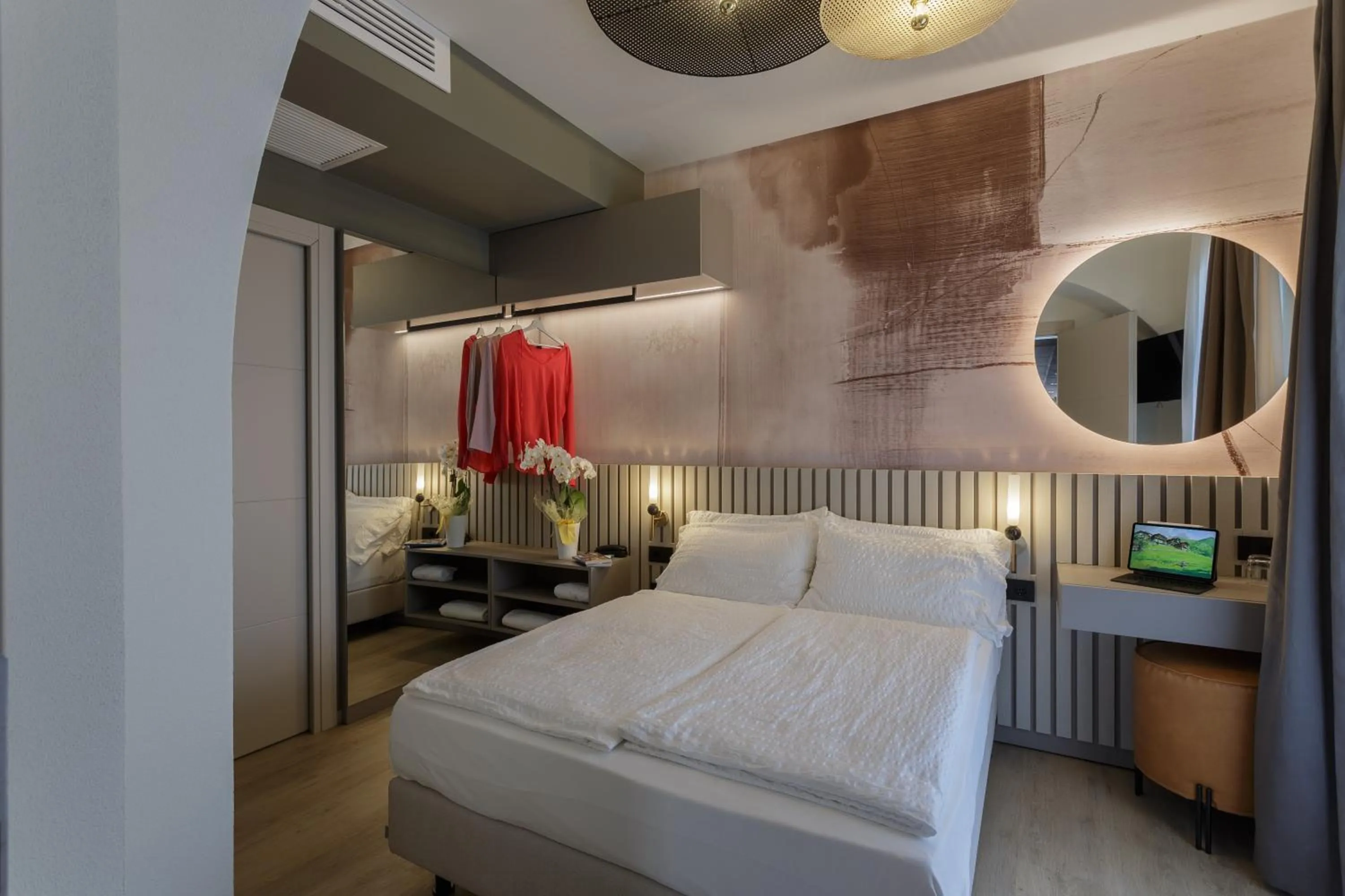 Bed in Hotel Veronesi