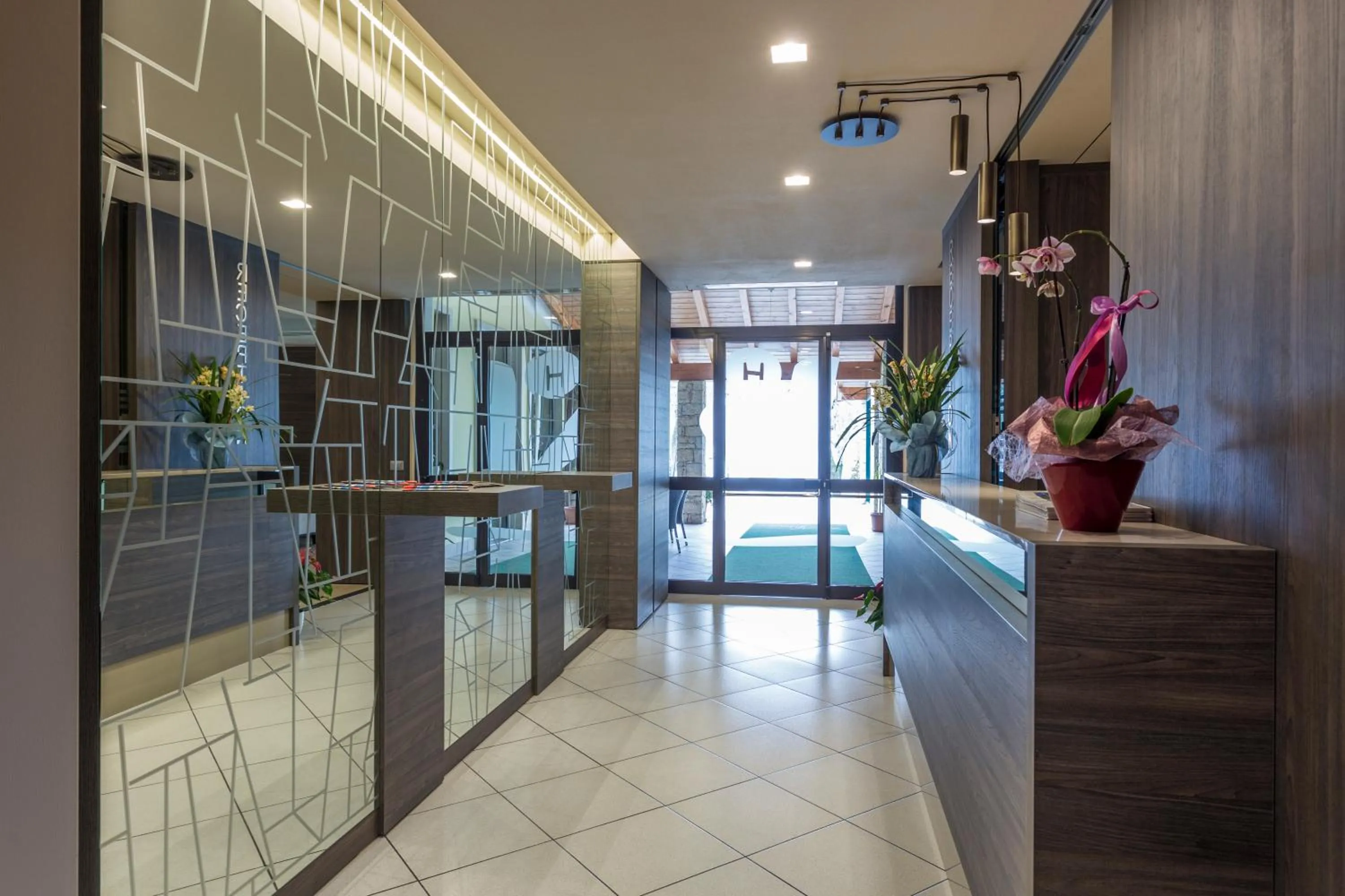 Lobby or reception in Hotel Veronesi