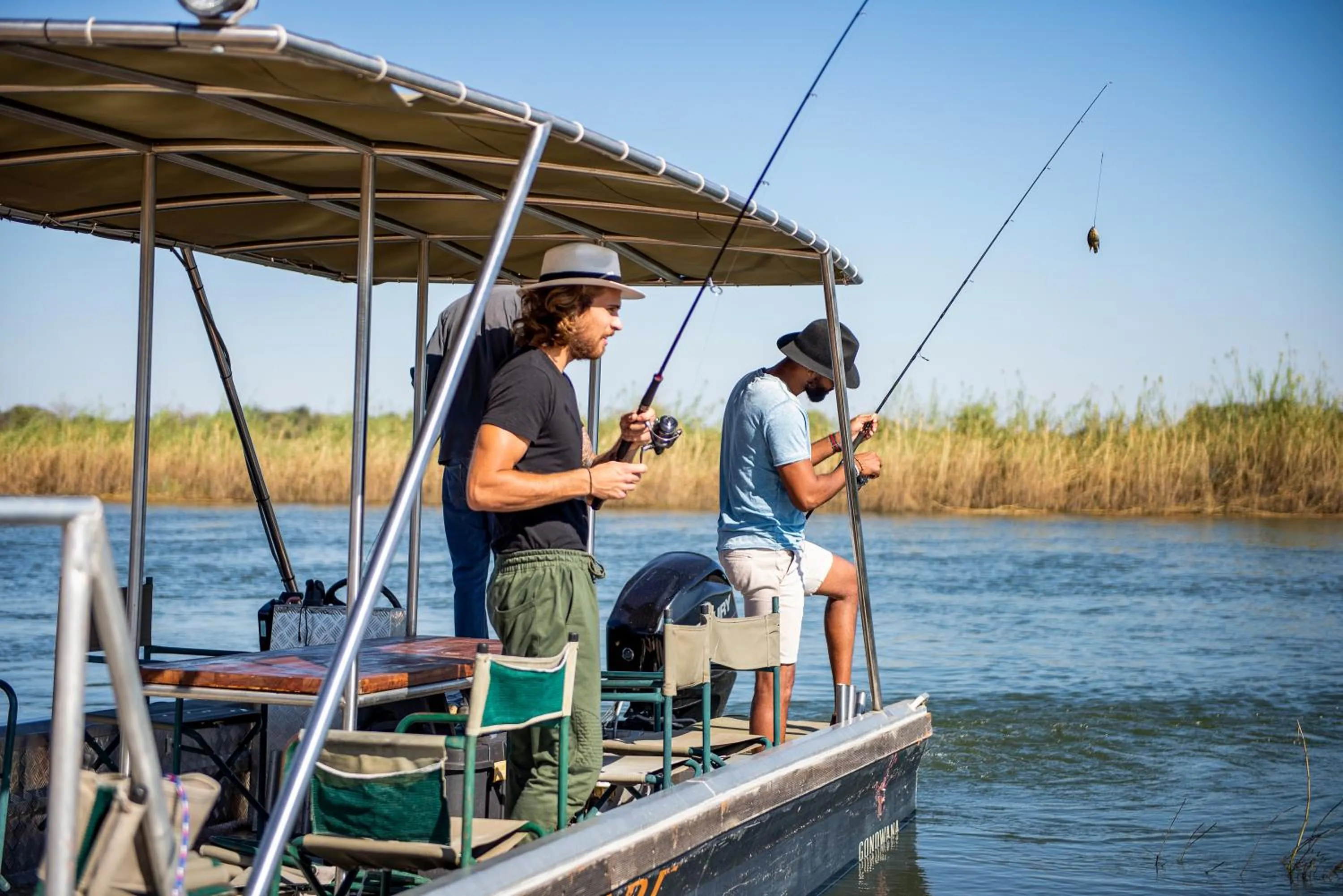 Fishing in Gondwana Hakusembe River Lodge