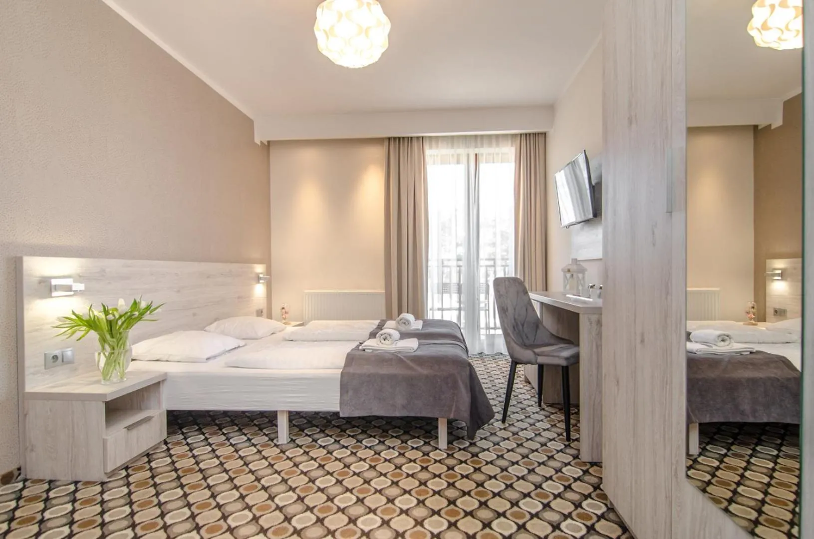 Double Room in Marina Mielno z widokiem na jezioro