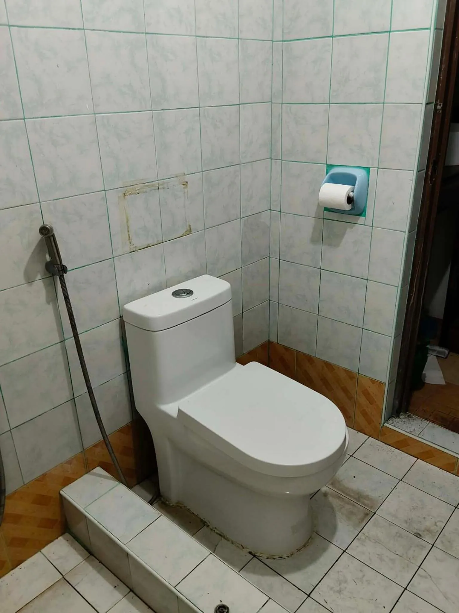 Toilet in Paseo Del Mar Seaside Inn