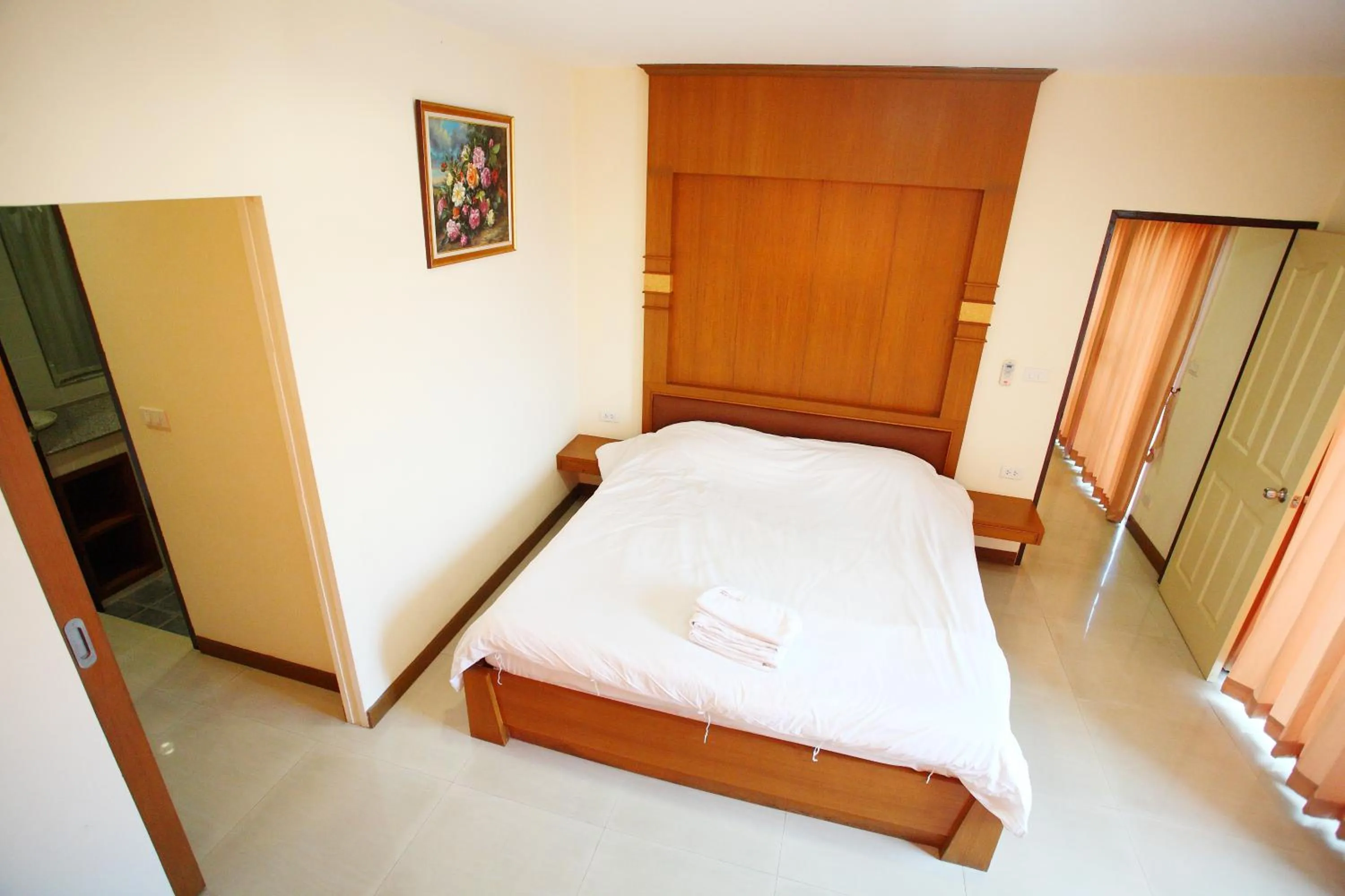 Bedroom, Bed in Noppakao Place