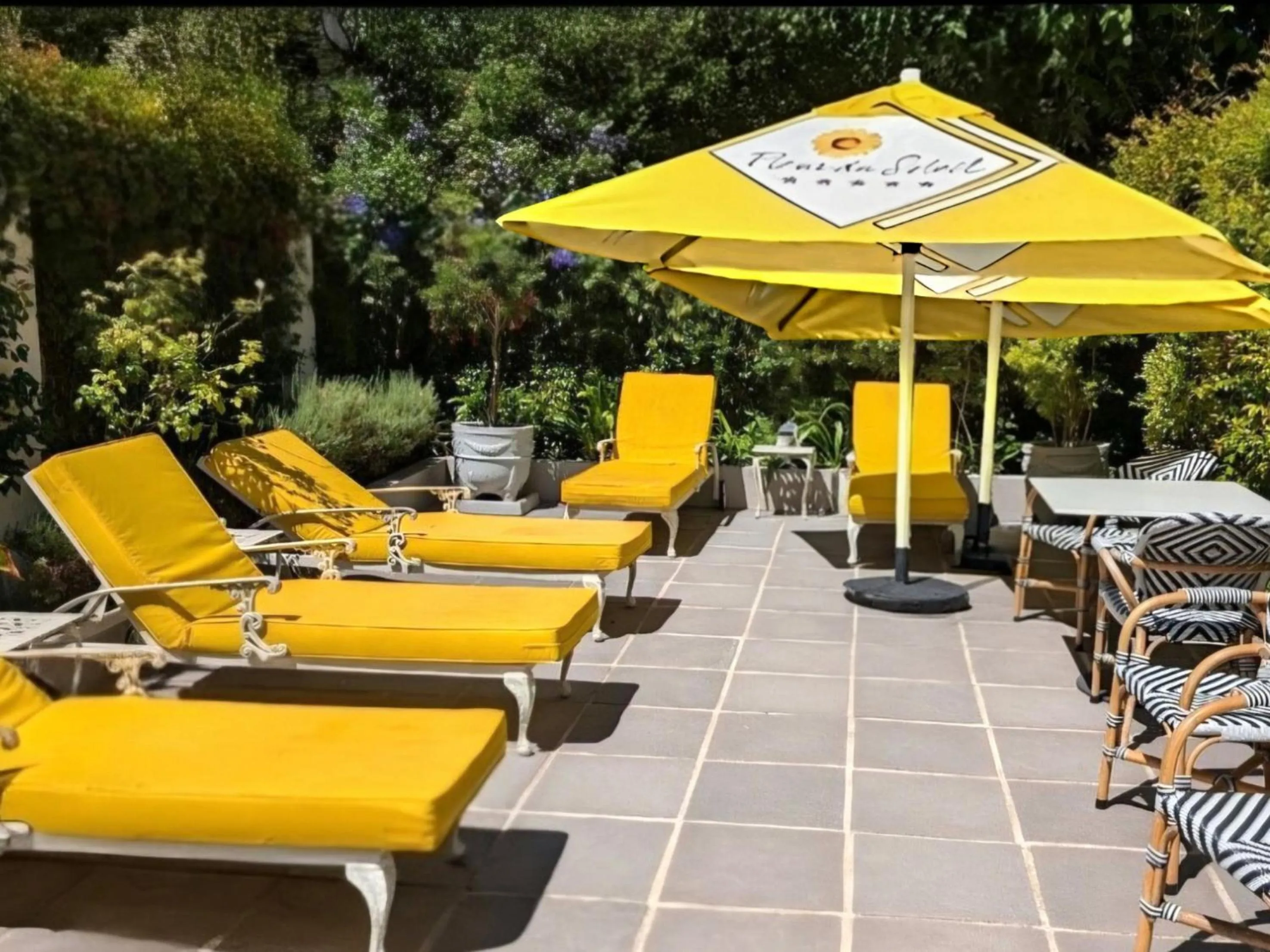 Patio in Fleur du Soleil Luxury Guesthouse