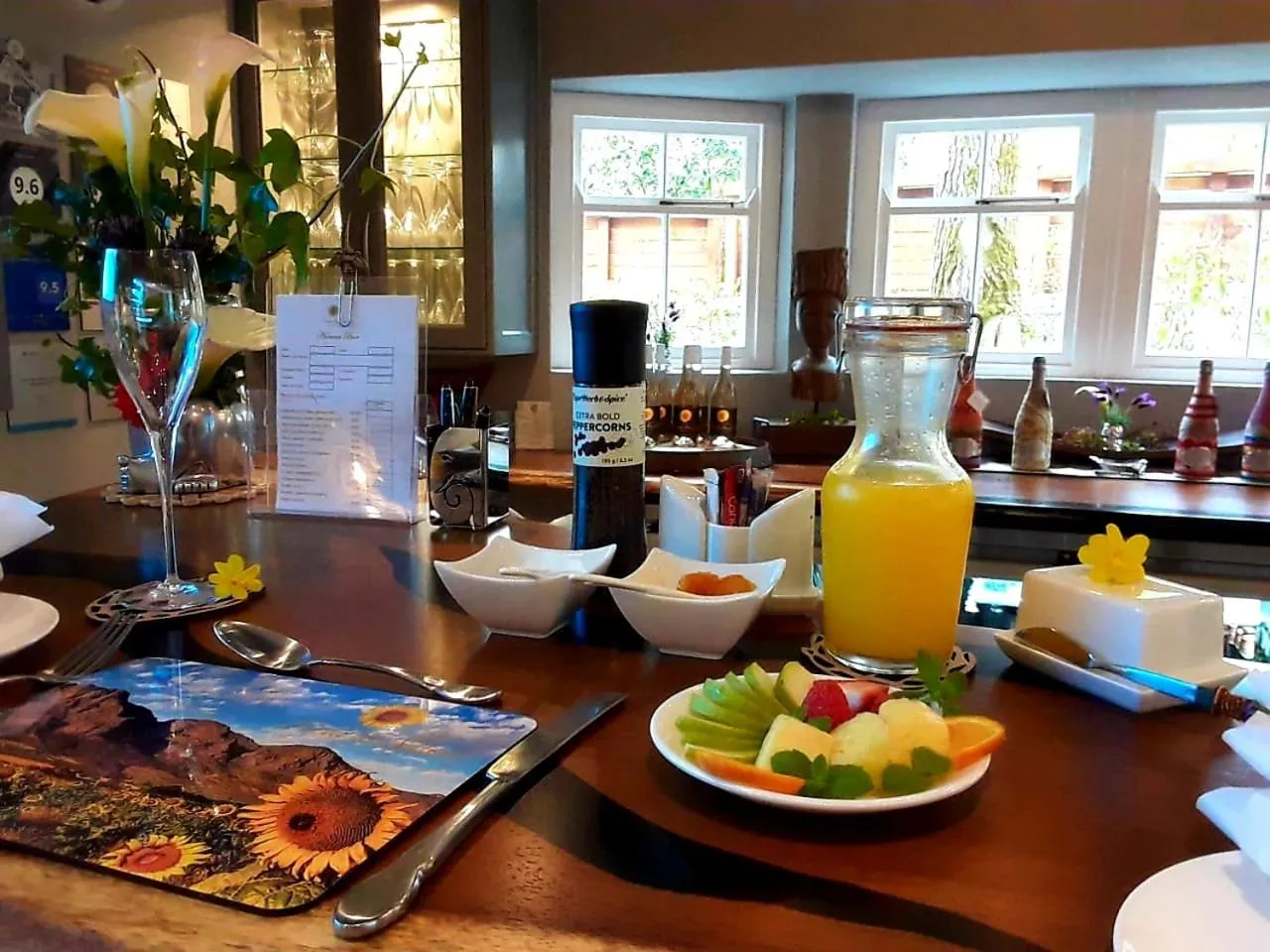 Breakfast in Fleur du Soleil Luxury Guesthouse