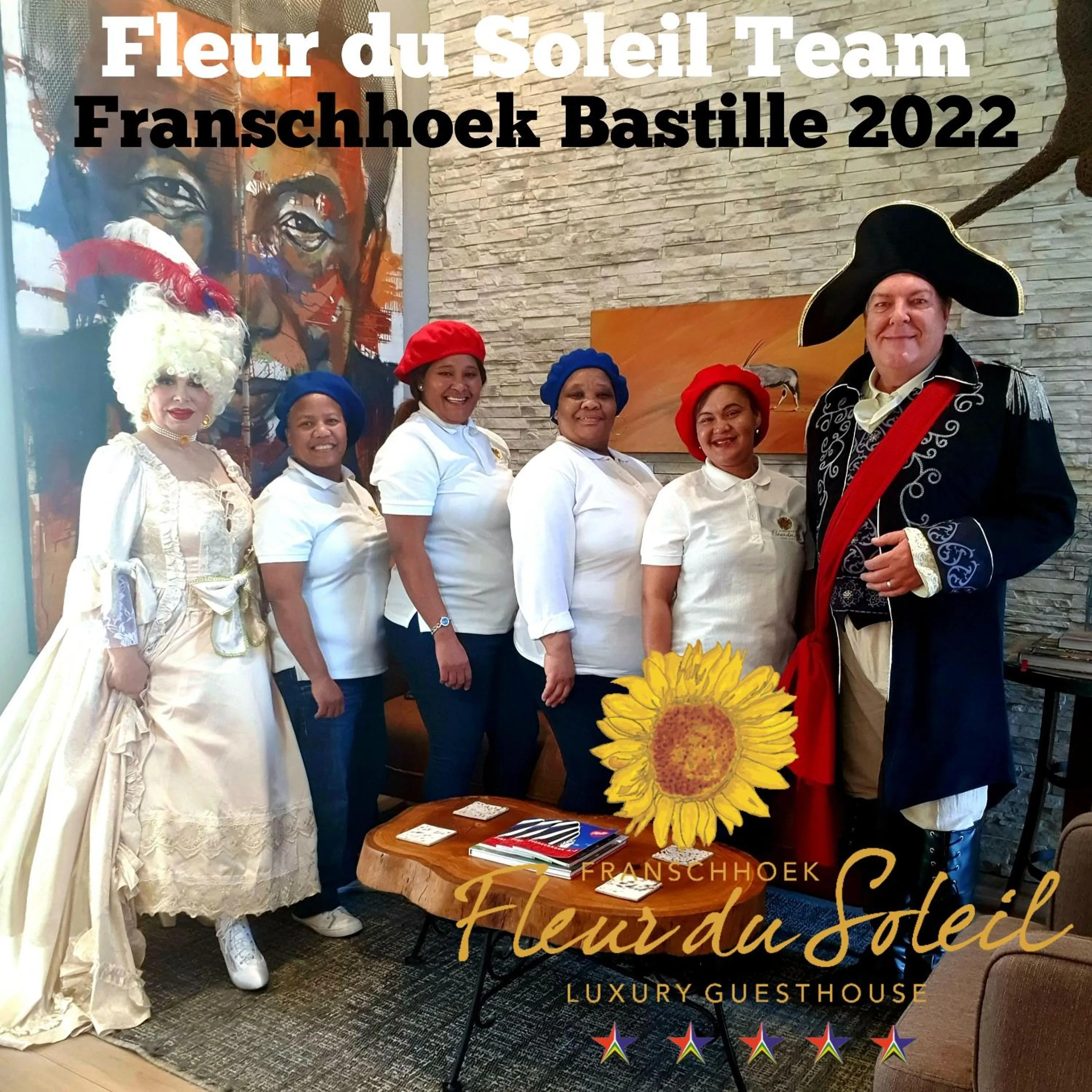 Staff in Fleur du Soleil Luxury Guesthouse
