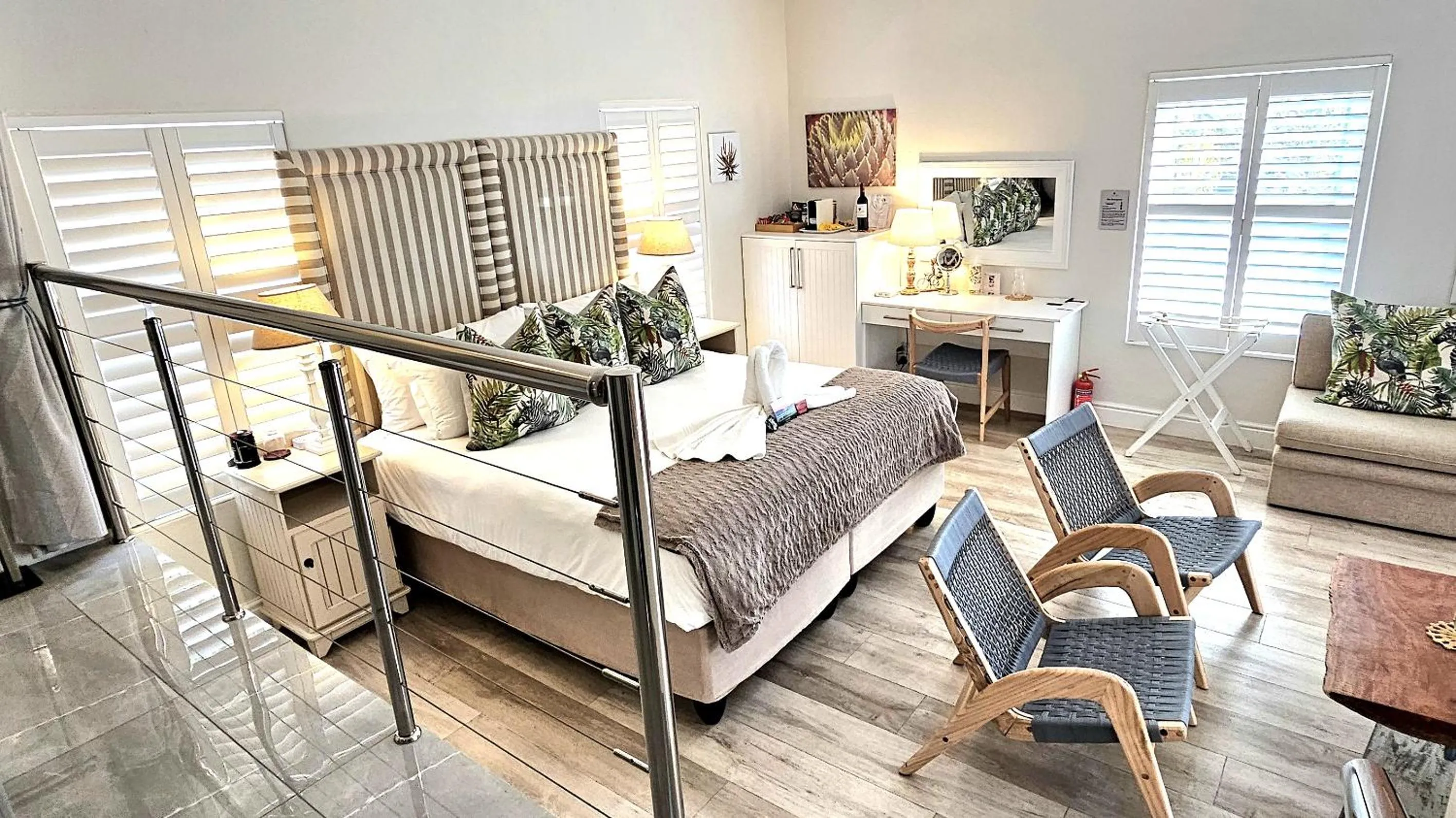 Bed in Fleur du Soleil Luxury Guesthouse