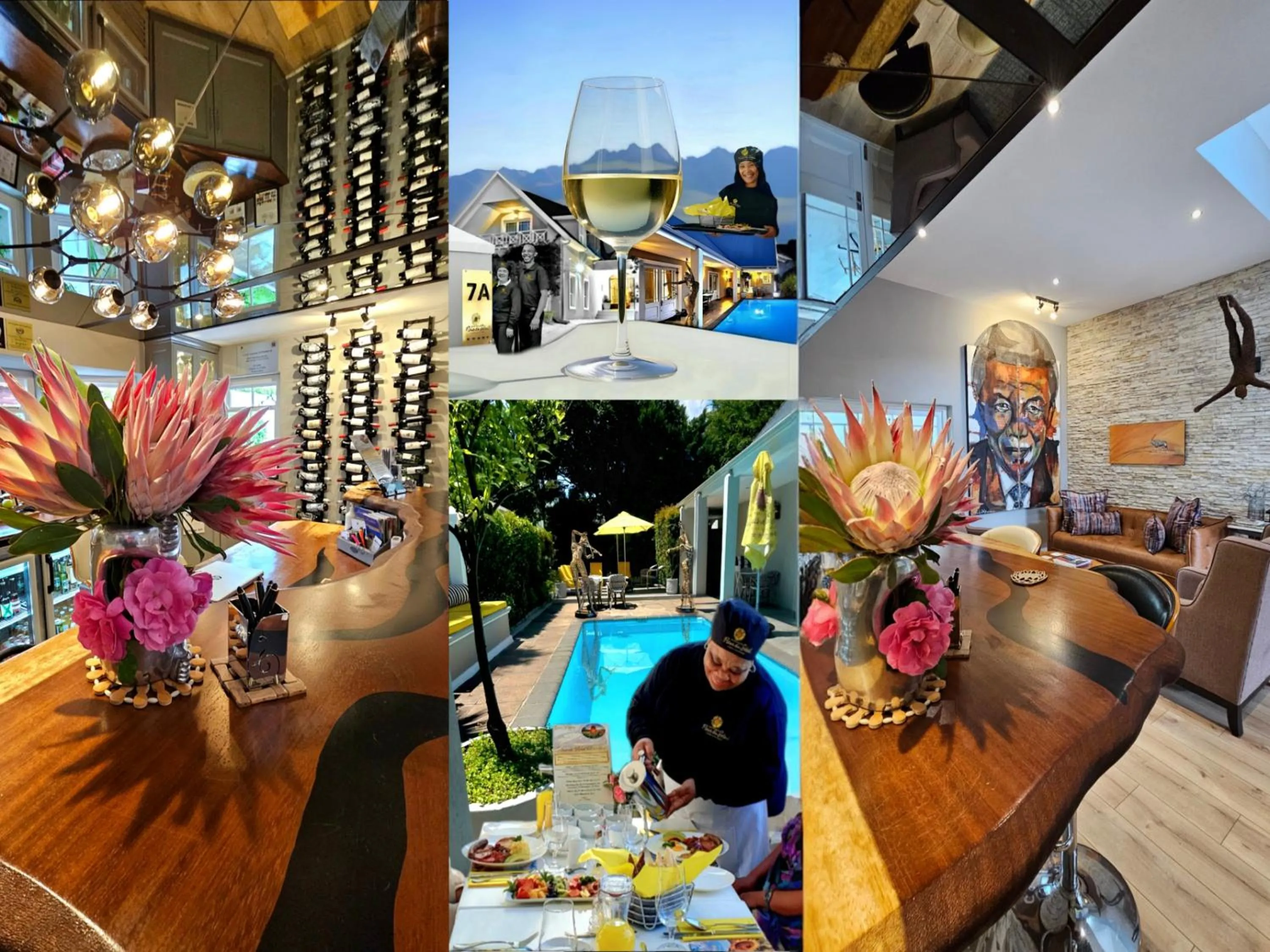 Living room in Fleur du Soleil Luxury Guesthouse