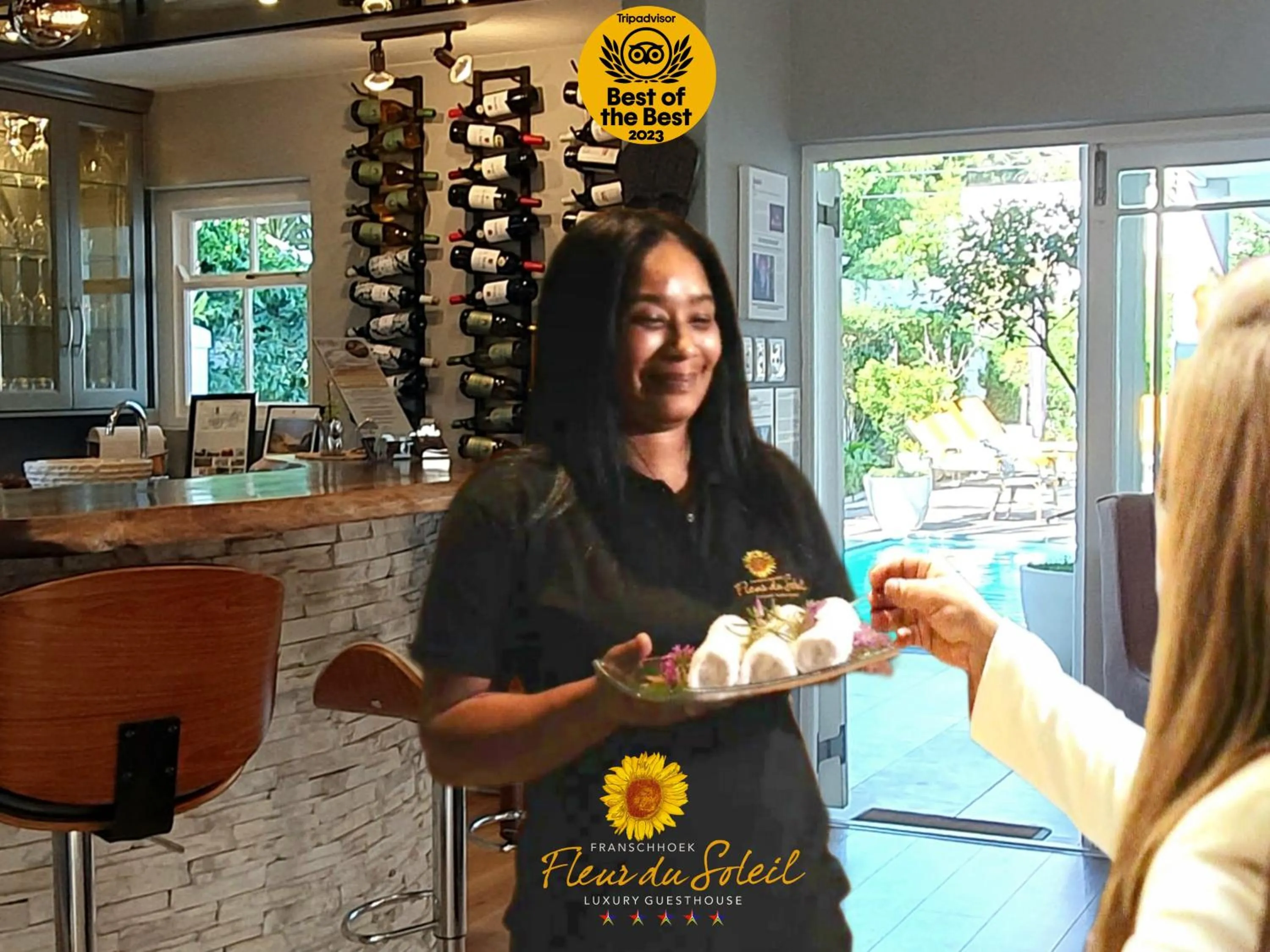 Staff in Fleur du Soleil Luxury Guesthouse