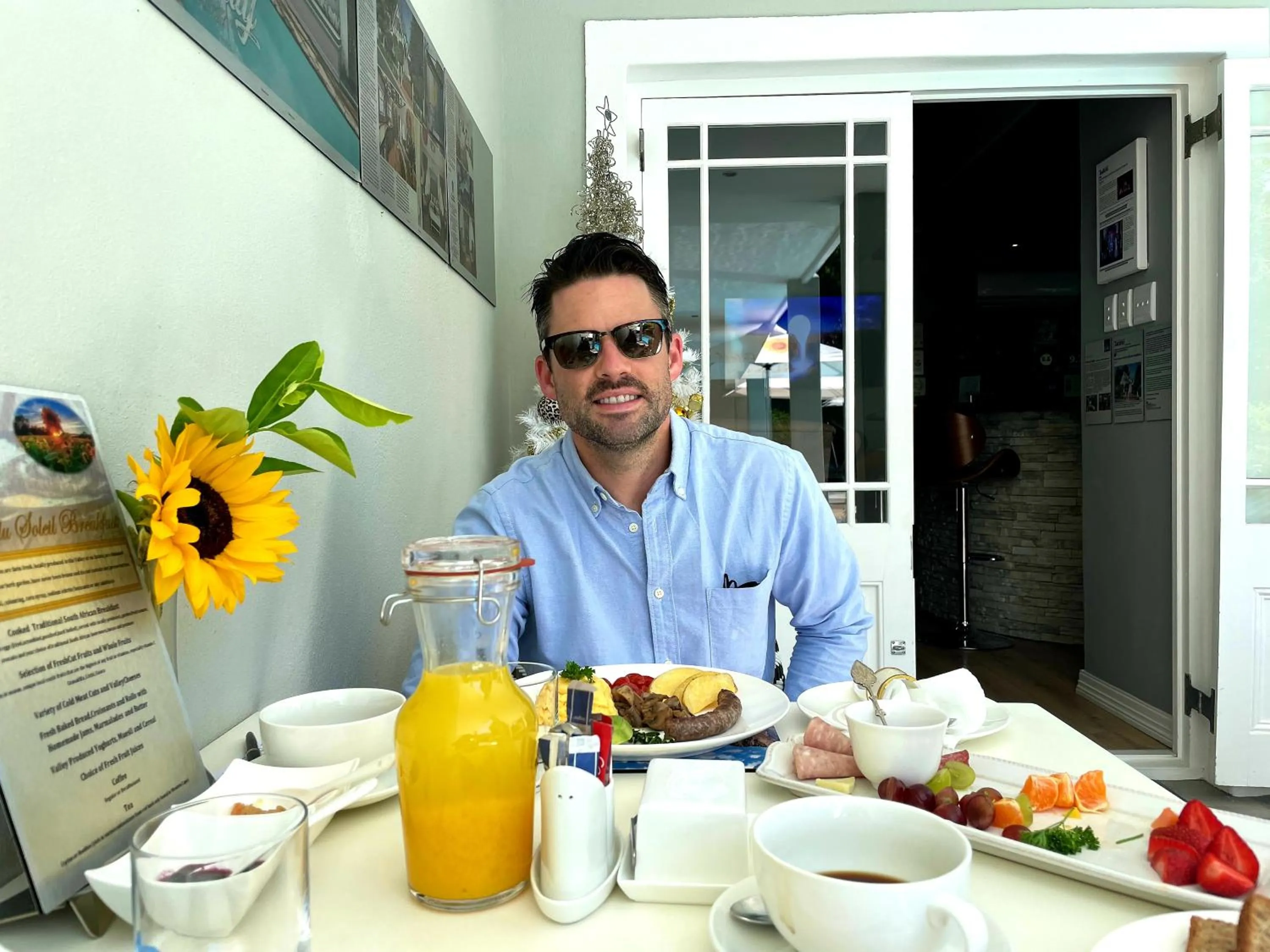 Guests in Fleur du Soleil Luxury Guesthouse