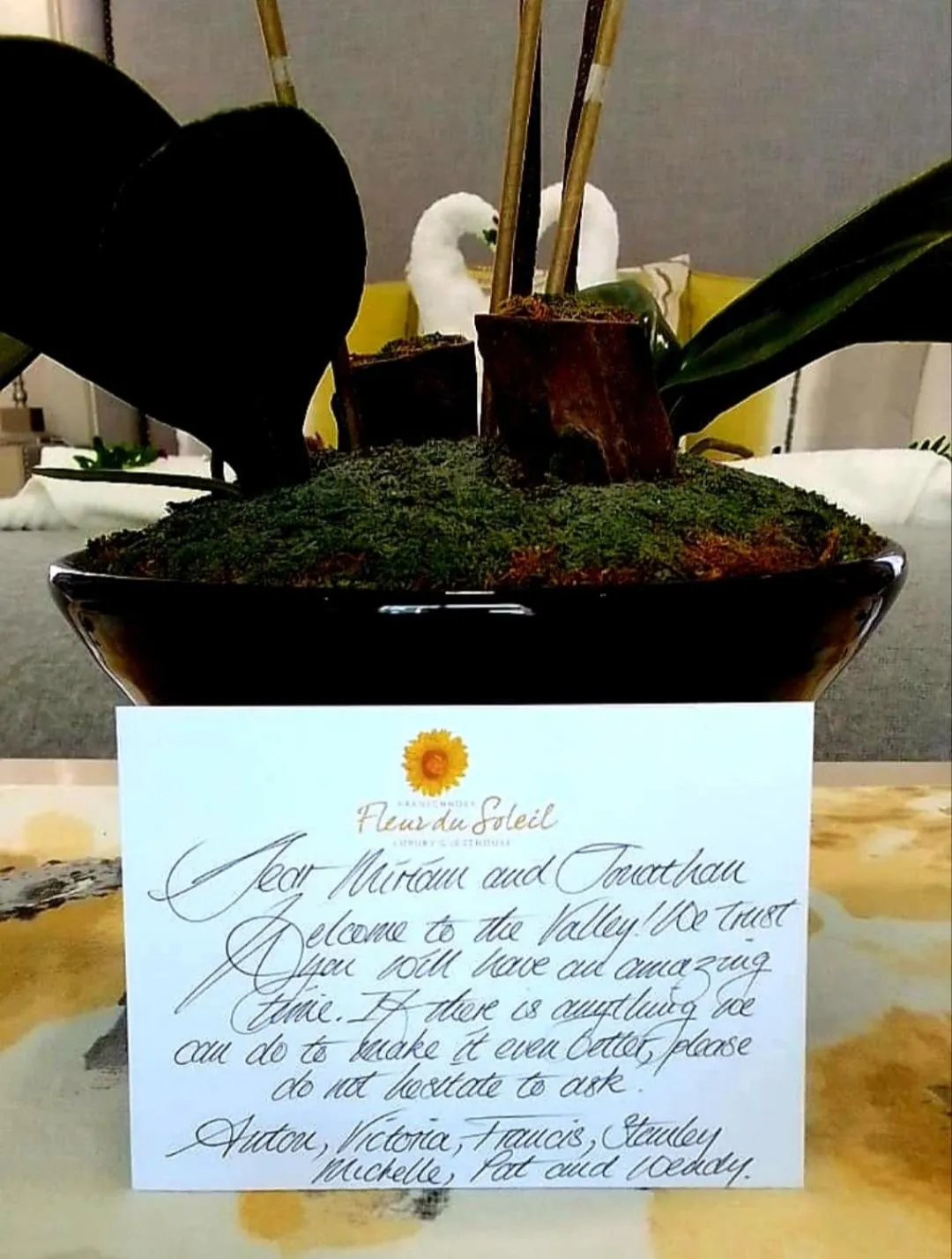 Decorative detail in Fleur du Soleil Luxury Guesthouse