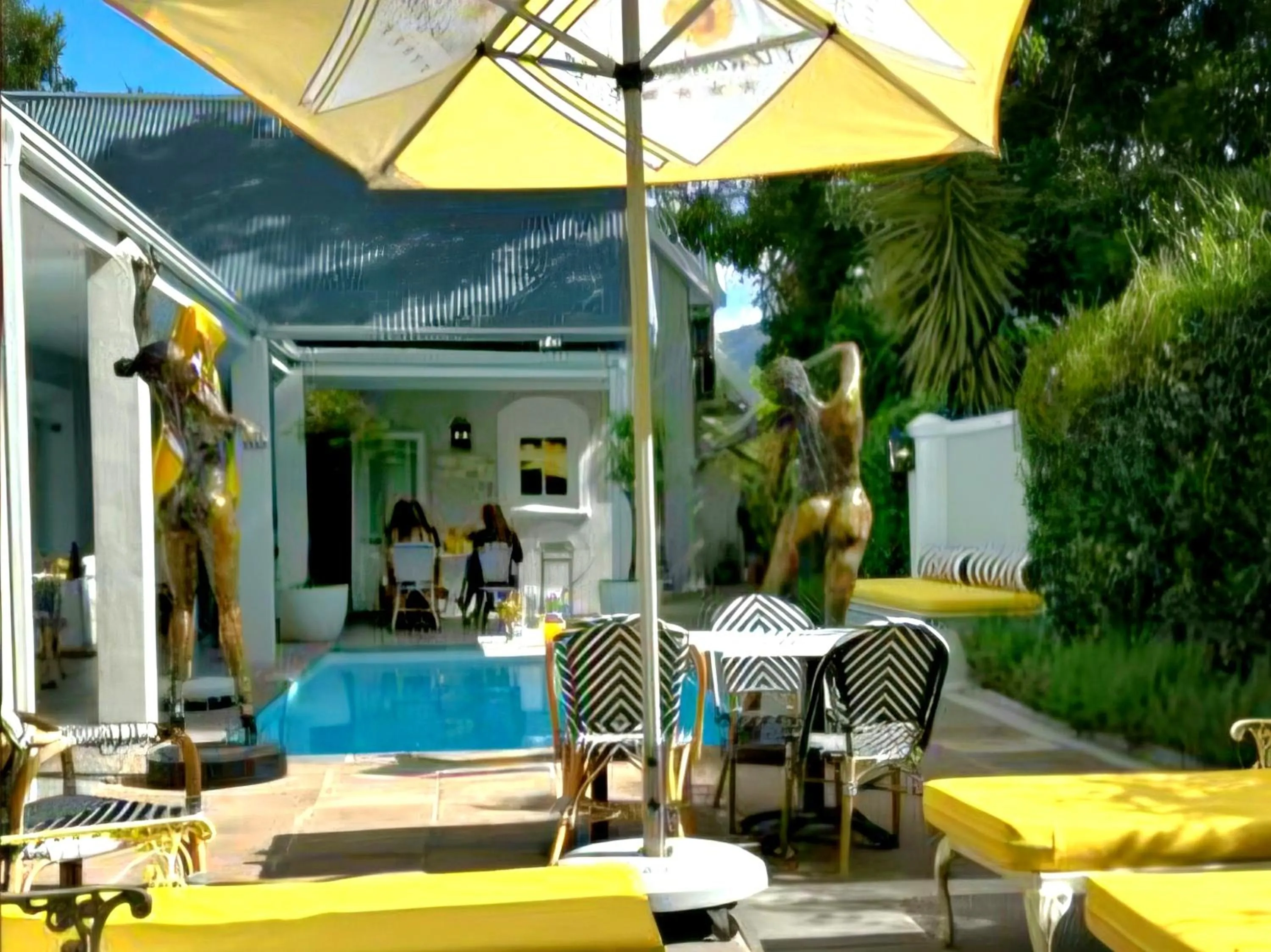 Patio in Fleur du Soleil Luxury Guesthouse