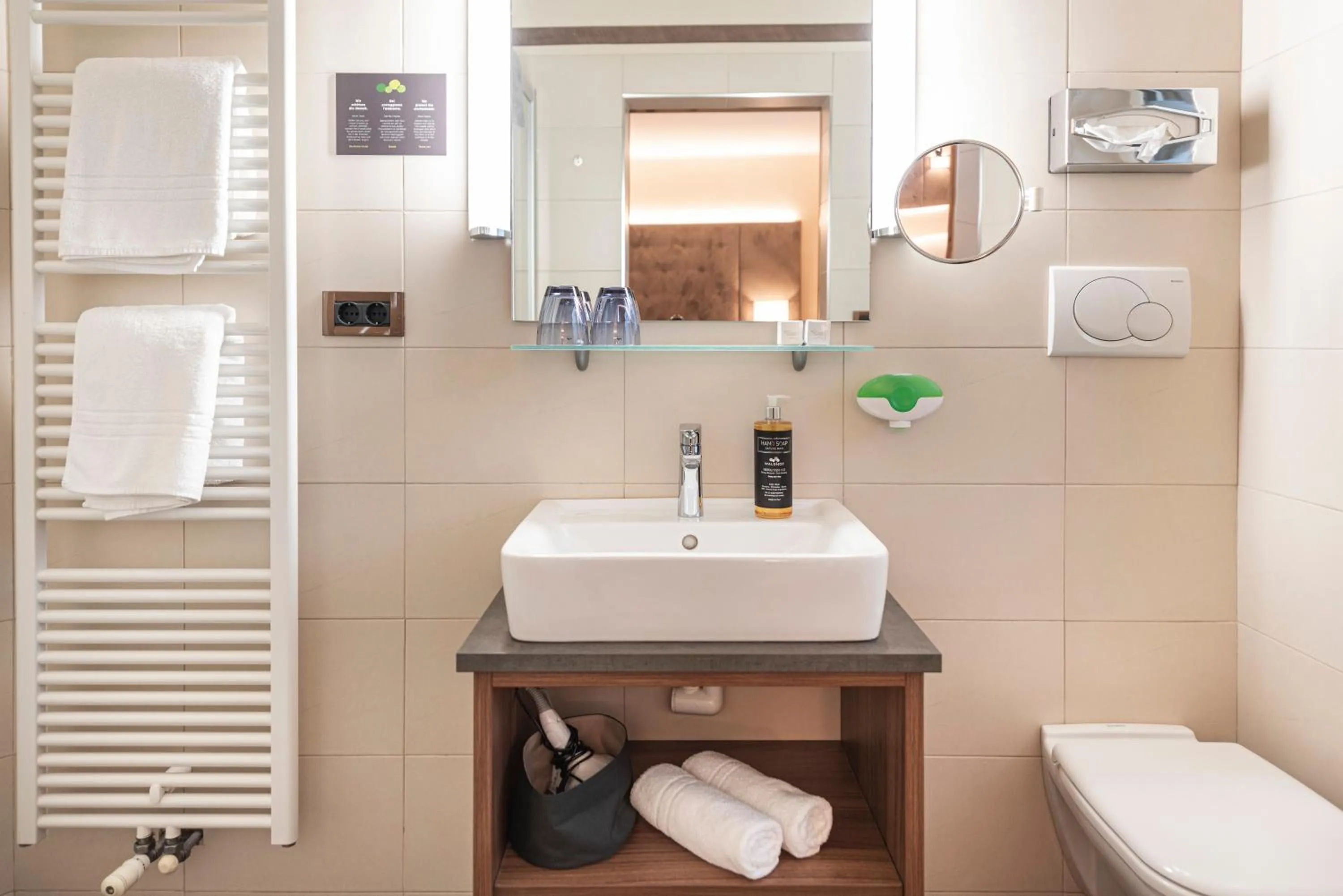 Bathroom in Vitalpina Hotel Waldhof