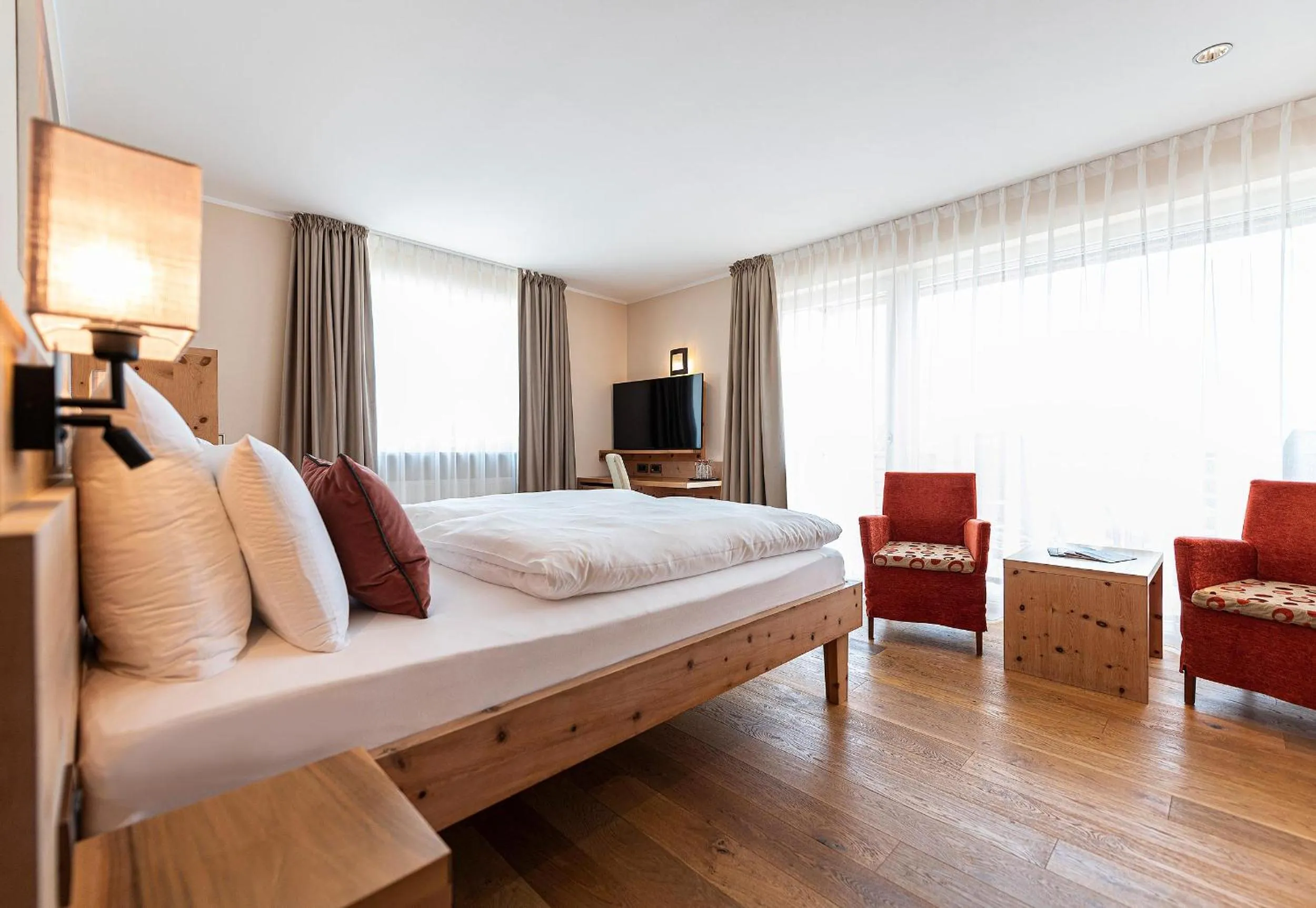 Bed in Vitalpina Hotel Waldhof